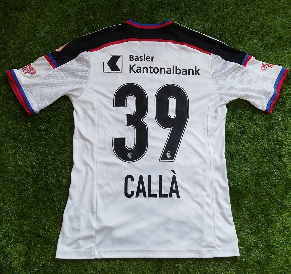 Adidas Basel Switzerland 2014/2016 match worn shirt # 39 Calla Size US M / EU 48-50 / 2 - 2 Thumbnail