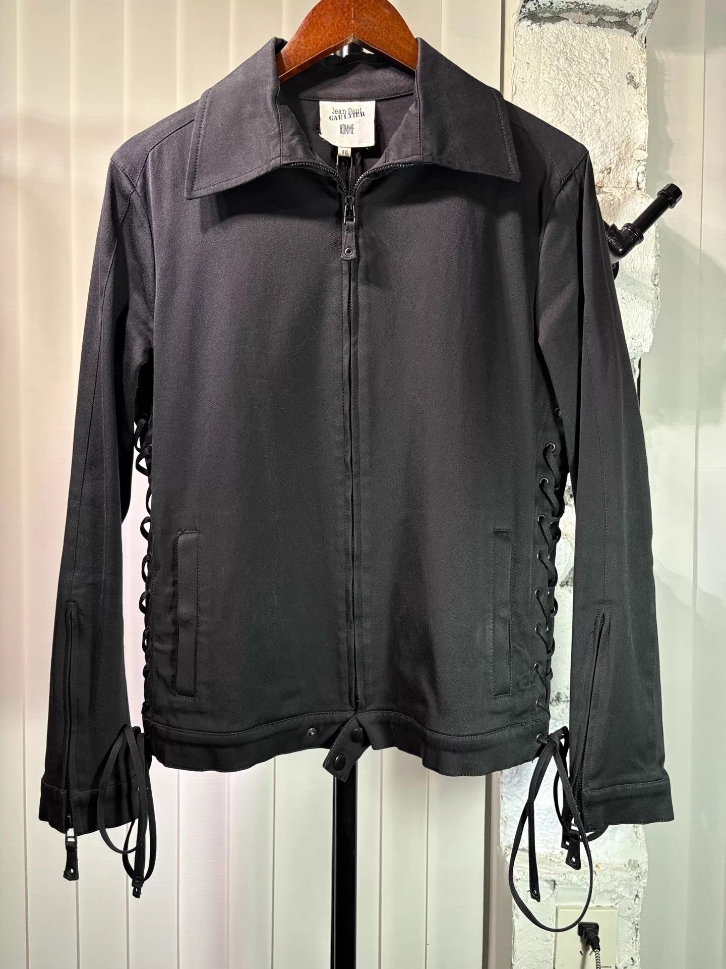 Jean Paul Gaultier Jean Paul Gaultier 90s Strappy Drawstring Jacket Size US S / EU 44-46 / 1 - 1 Thumbnail