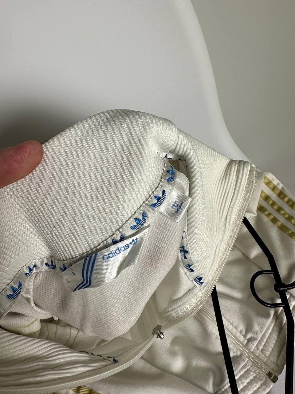 Adidas × Vintage BALENCIAGA STYLE ADIDAS WHITE FULL ZIP Size S / US 4 / IT 40 - 3 Thumbnail
