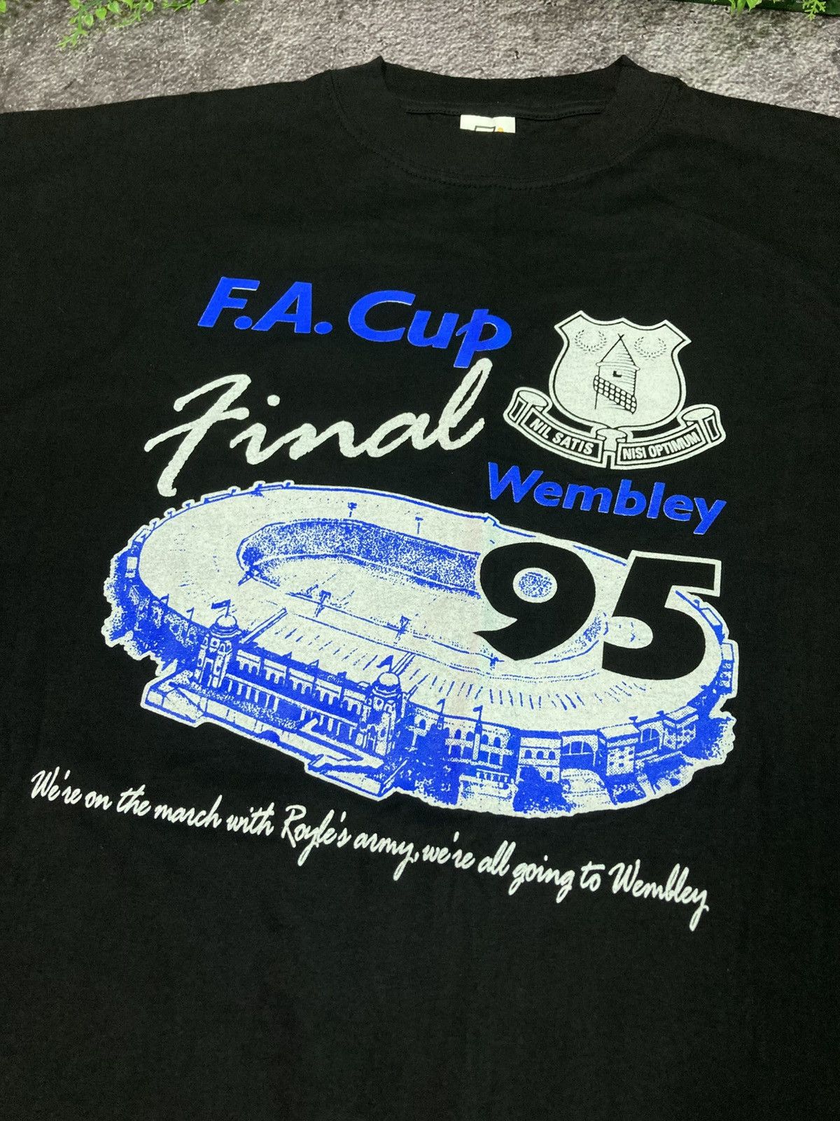 Vintage Vintage Everton 1995 Final Cup Wembley T Shirt Tee Size US XL / EU 56 / 4 - 4 Thumbnail