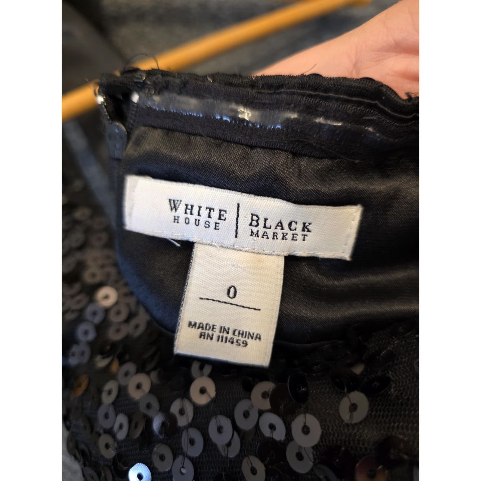 White House Black Market White House Black Market Dress Womens 0 Black Sequin Halter Ruched Mini Party Roaring White House Black Market Dress Size XS / US 0-2 / IT 36-38 - 6 Thumbnail