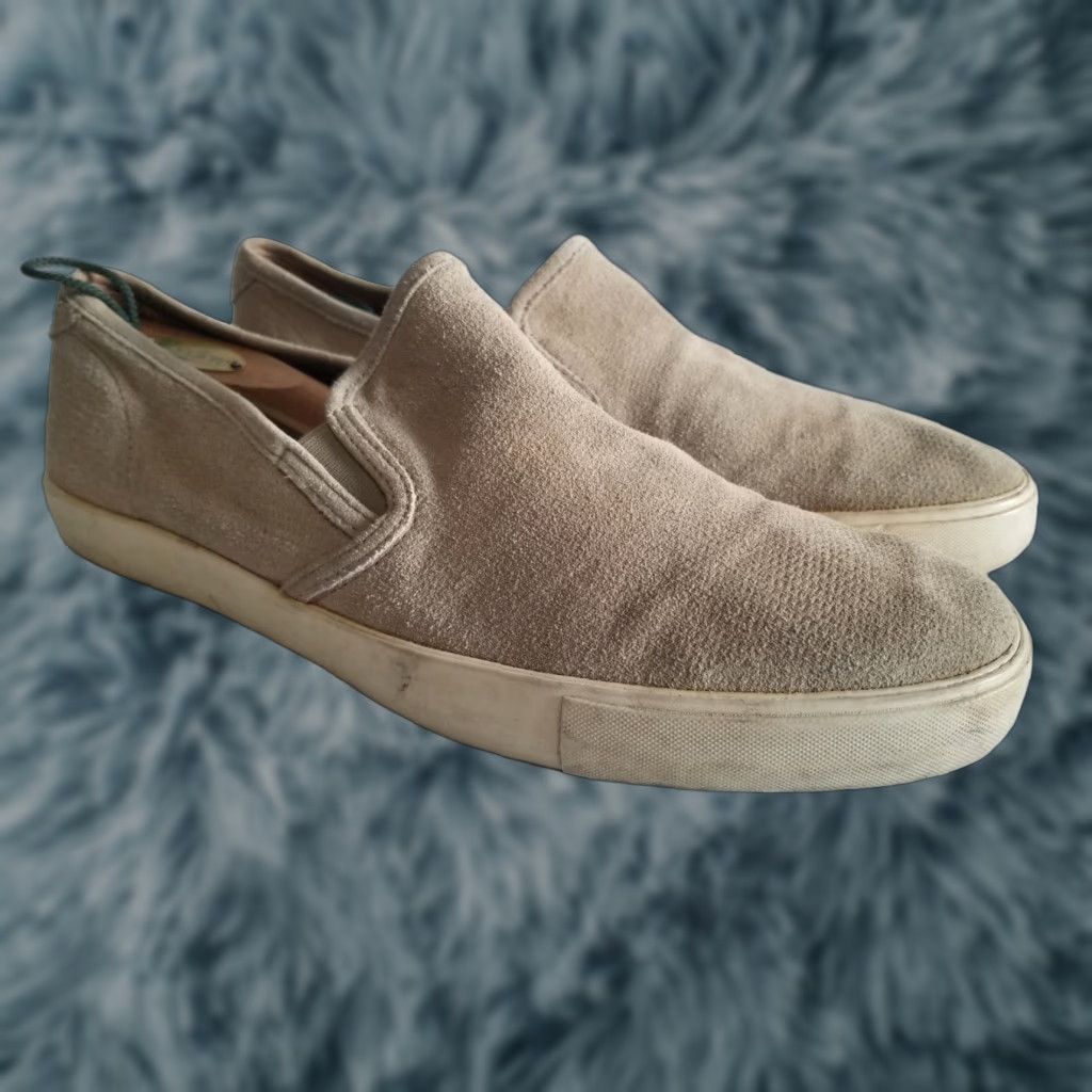 Frye FRYE BEACON SUEDE SLIP ON Sneakers Gray Men's 13 Size US 13 / EU 46 - 1 Thumbnail