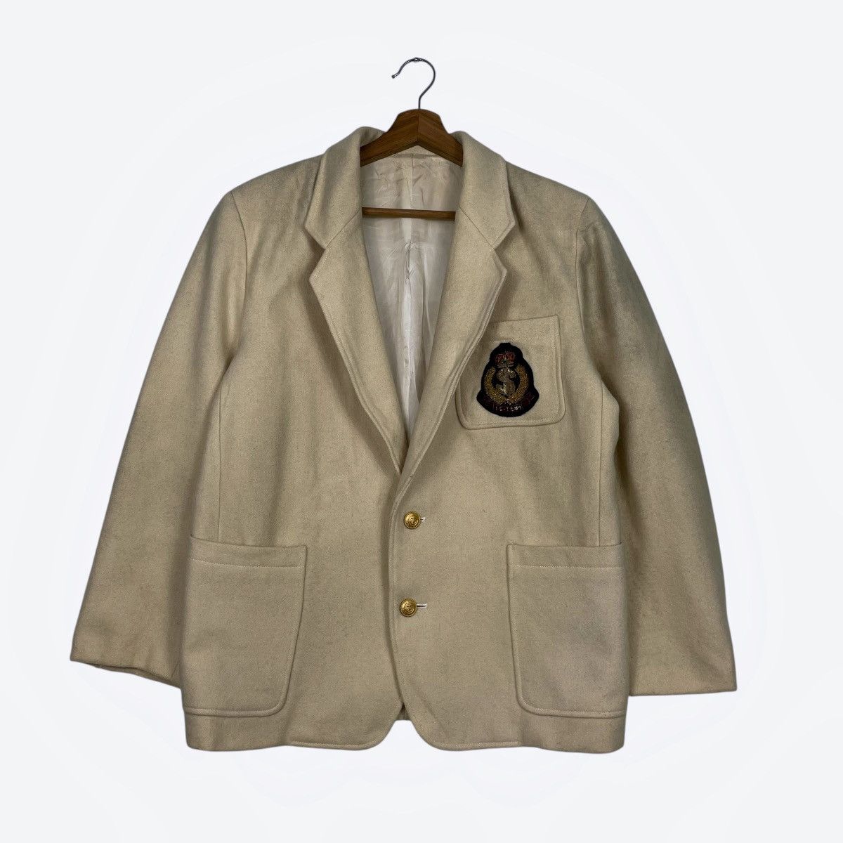 Issey Miyake Vintage Issey Miyake Wool Blazer Jacket Size US M / EU 48-50 / 2 - 1 Thumbnail