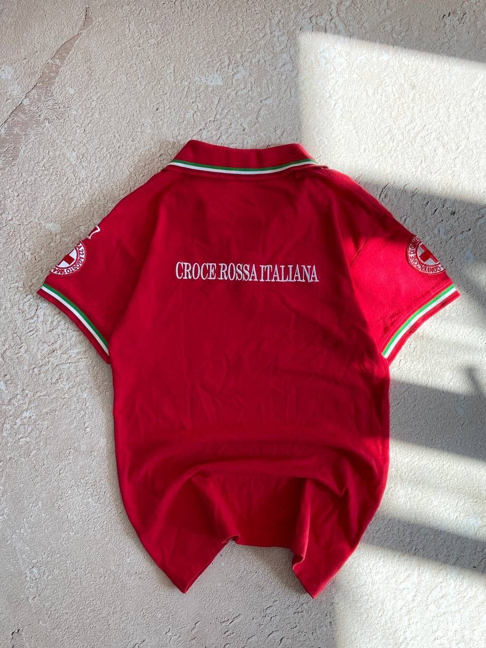 Polo Ralph Lauren × Vintage Polo Ralph Lauren style Italy distressed rugby polo Size US M / EU 48-50 / 2 - 11 Thumbnail