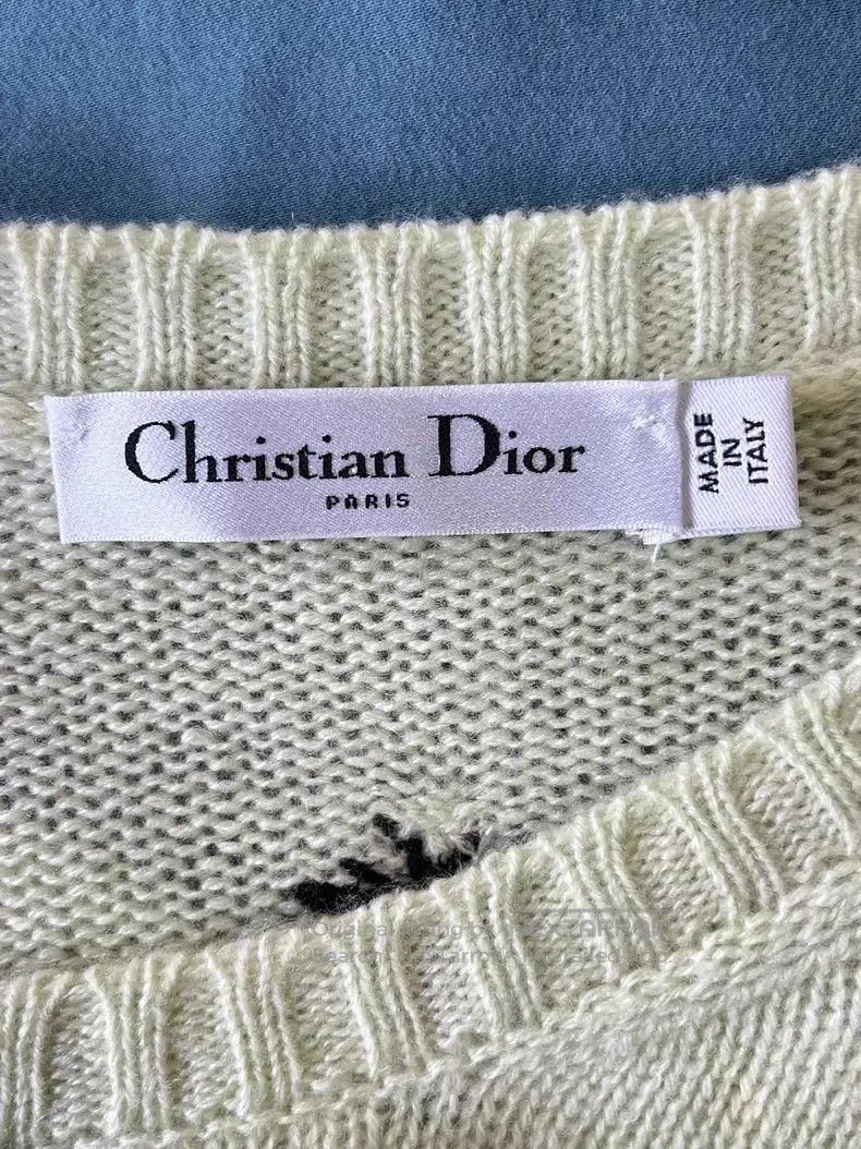 Dior Dior Cashmere embroidered sweater Size XS / US 0-2 / IT 36-38 - 7 Thumbnail