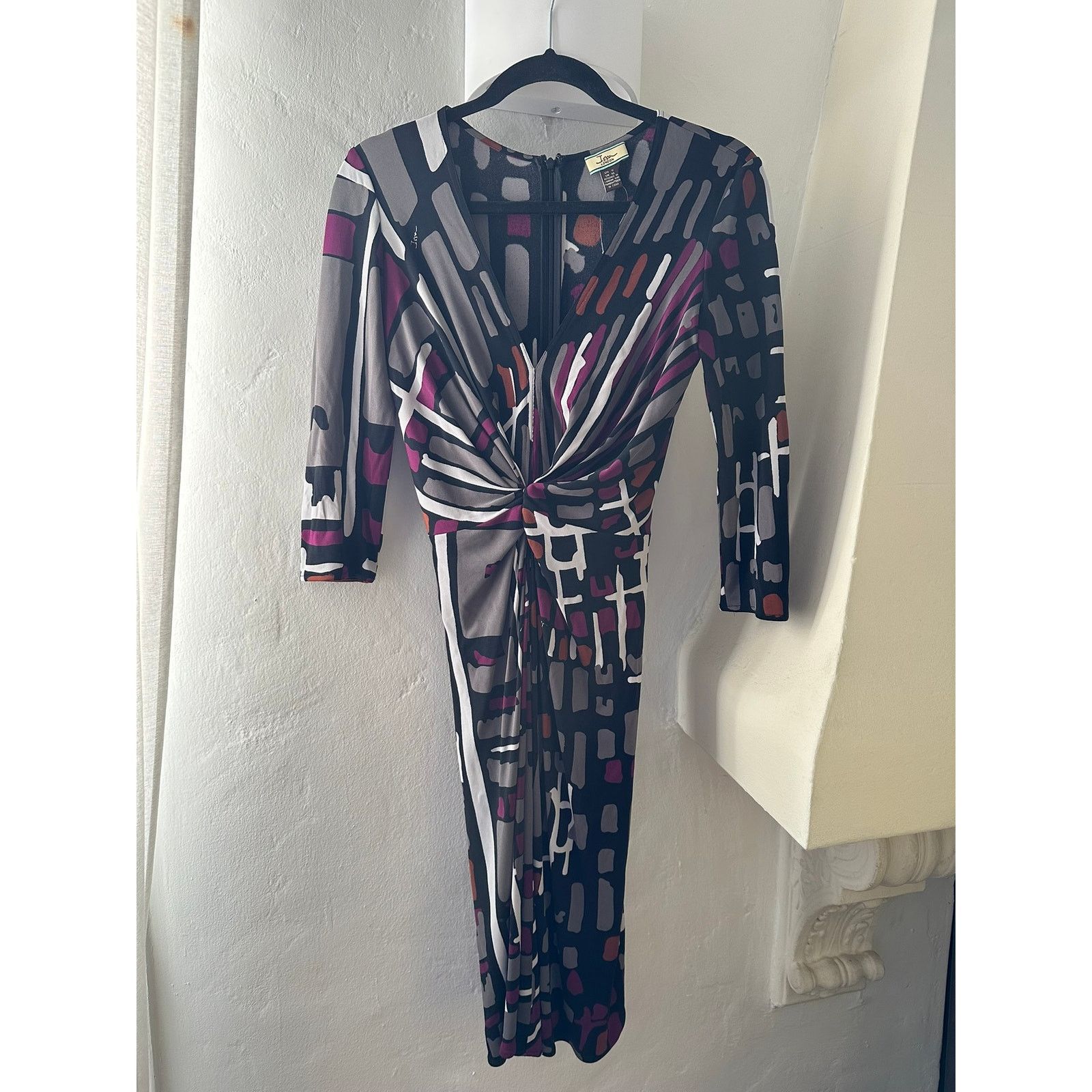 Other ISSA London Multicolor Printed Silk Draped Front Dress 6 Size M / US 6-8 / IT 42-44 - 1 Thumbnail