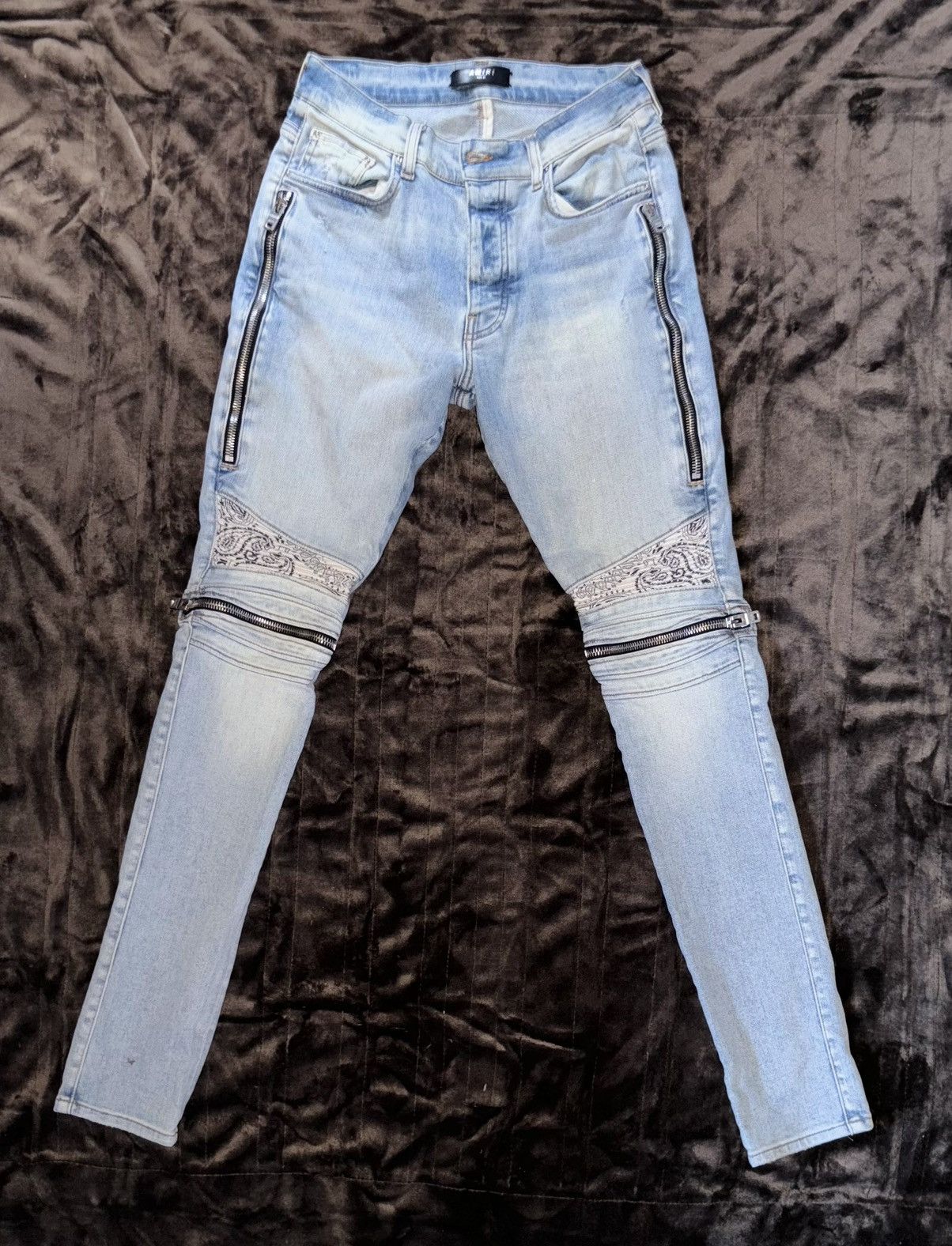 image of Amiri Mx2 in Blue Denim, Men's (Size 31)