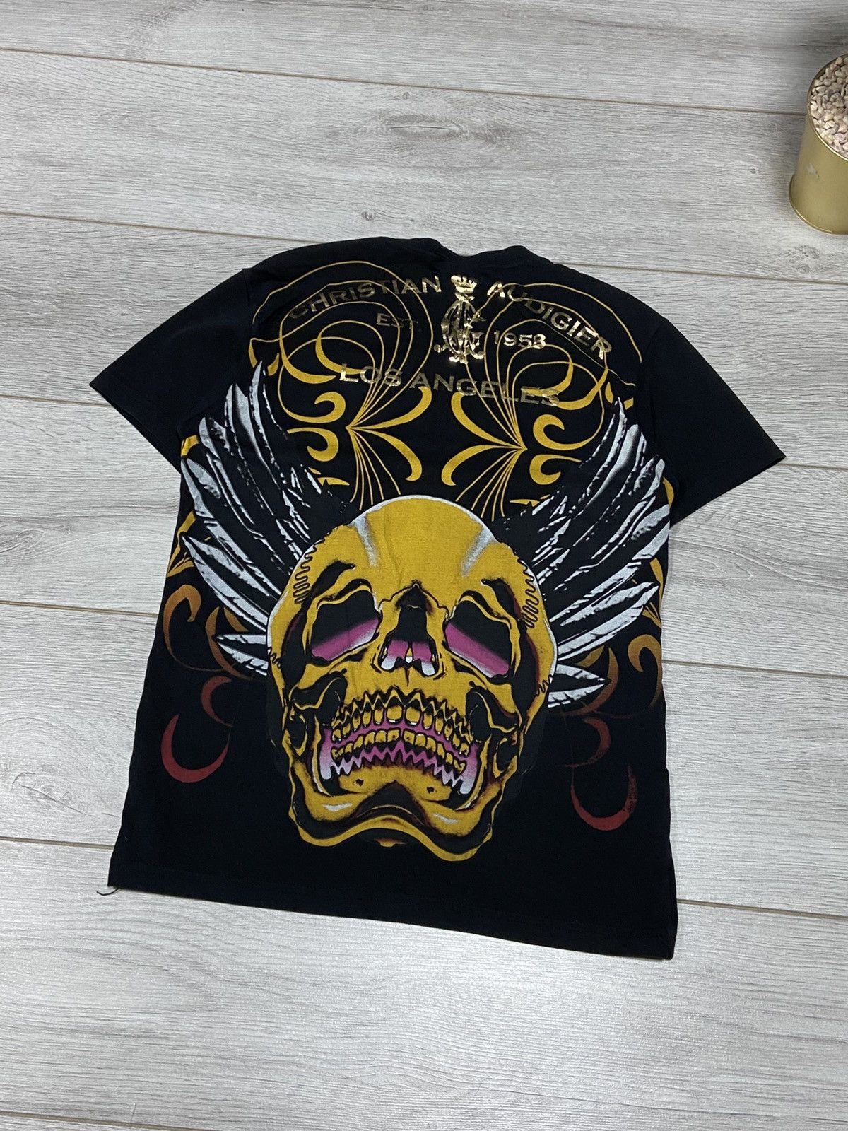 Ed Hardy Ed Hardy bug skull ☠️ eagle 🦅 USA vintage over t-shirt Size US M / EU 48-50 / 2 - 9 Thumbnail