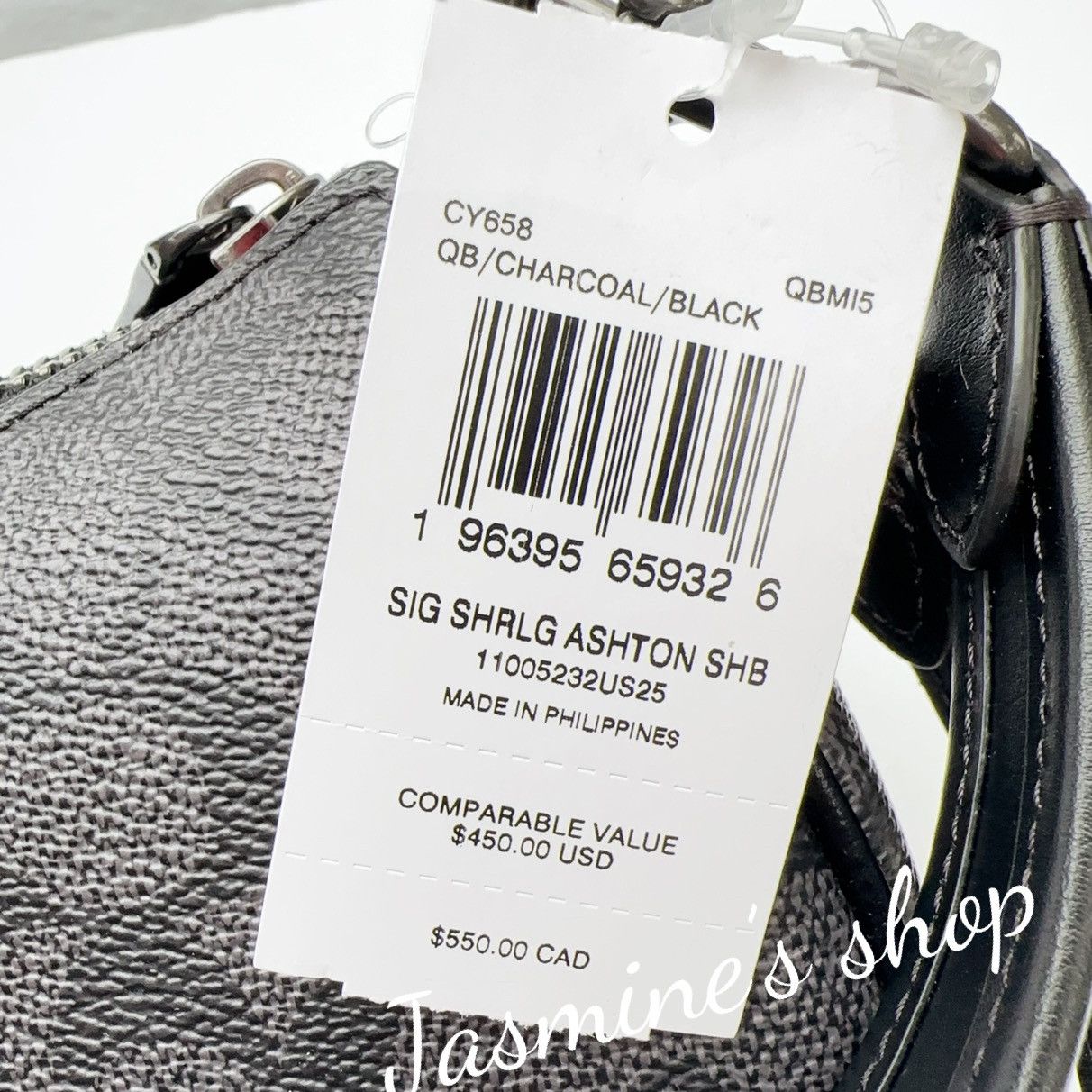 Coach NWT Coach CY658 Ashton Baguette Bag In Signature Canvas Size ONE SIZE - 8 Thumbnail