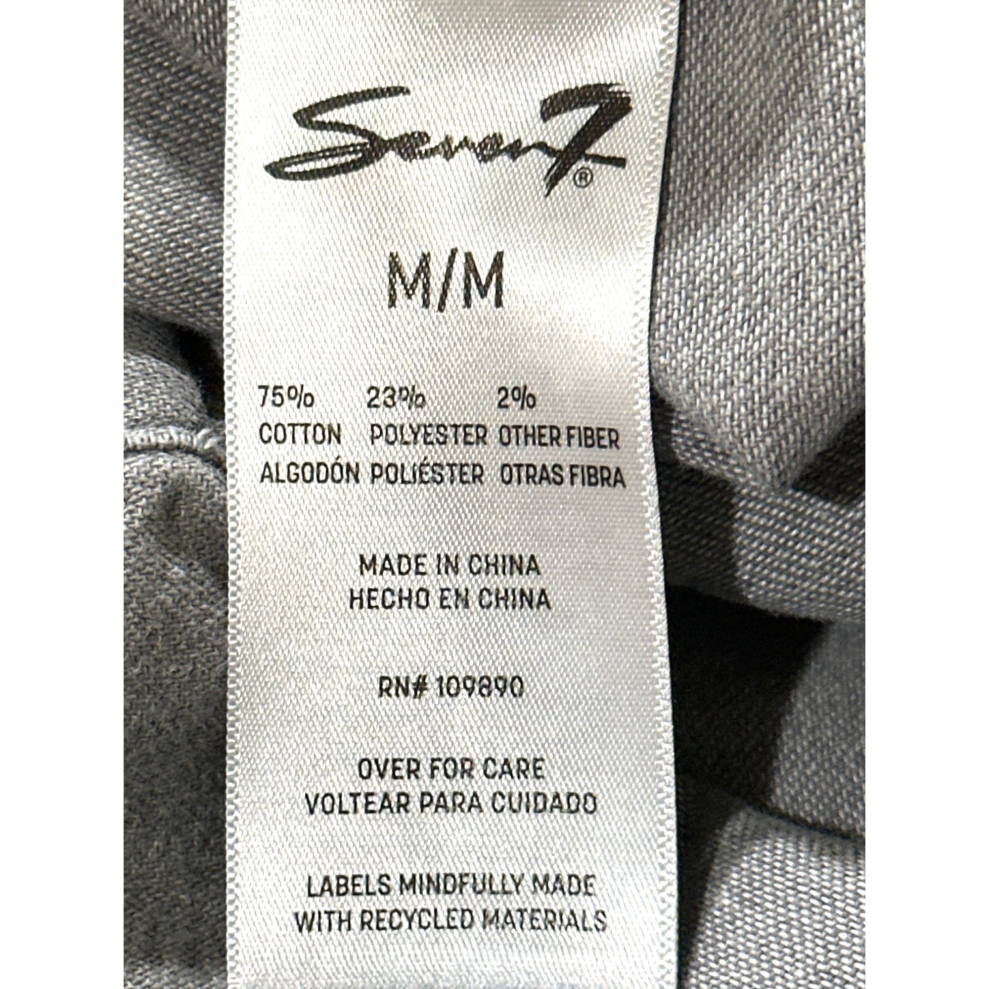 Seven 7 Seven7 Denim Gray Long Sleeve Button Up Shirt Cotton Blend C Size M / US 6-8 / IT 42-44 - 6 Thumbnail