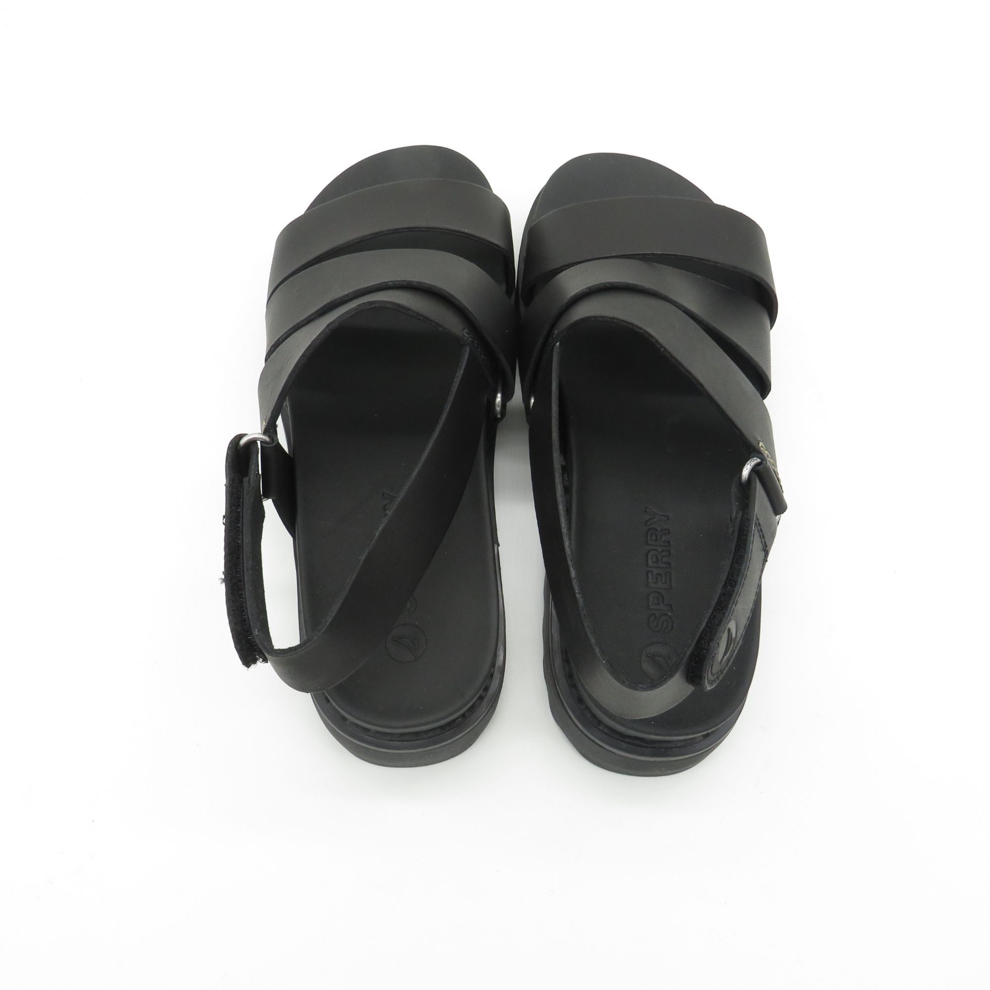 Sperry Sperry Womens Black Strappy Platform Sandals Adjustable Ankl Size US 8 / IT 38 - 5 Thumbnail