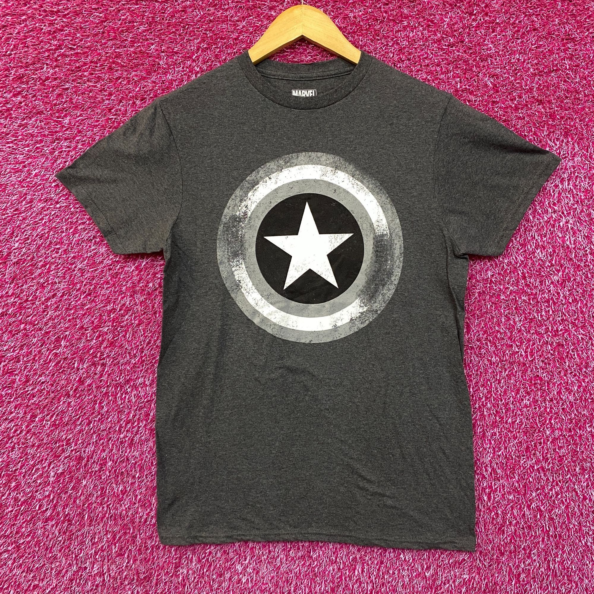 Marvel Comics Marvel Captain America Shiel Graphic Design T-Shirt Small Size US S / EU 44-46 / 1 - 1 Thumbnail