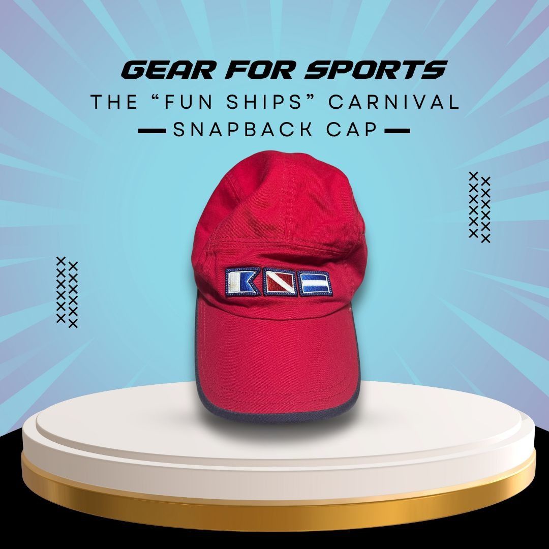 Gear for Sports Gear For Sports Carnival Spirit Snapback Cap Red & Navy Cott Size ONE SIZE - 1 Thumbnail