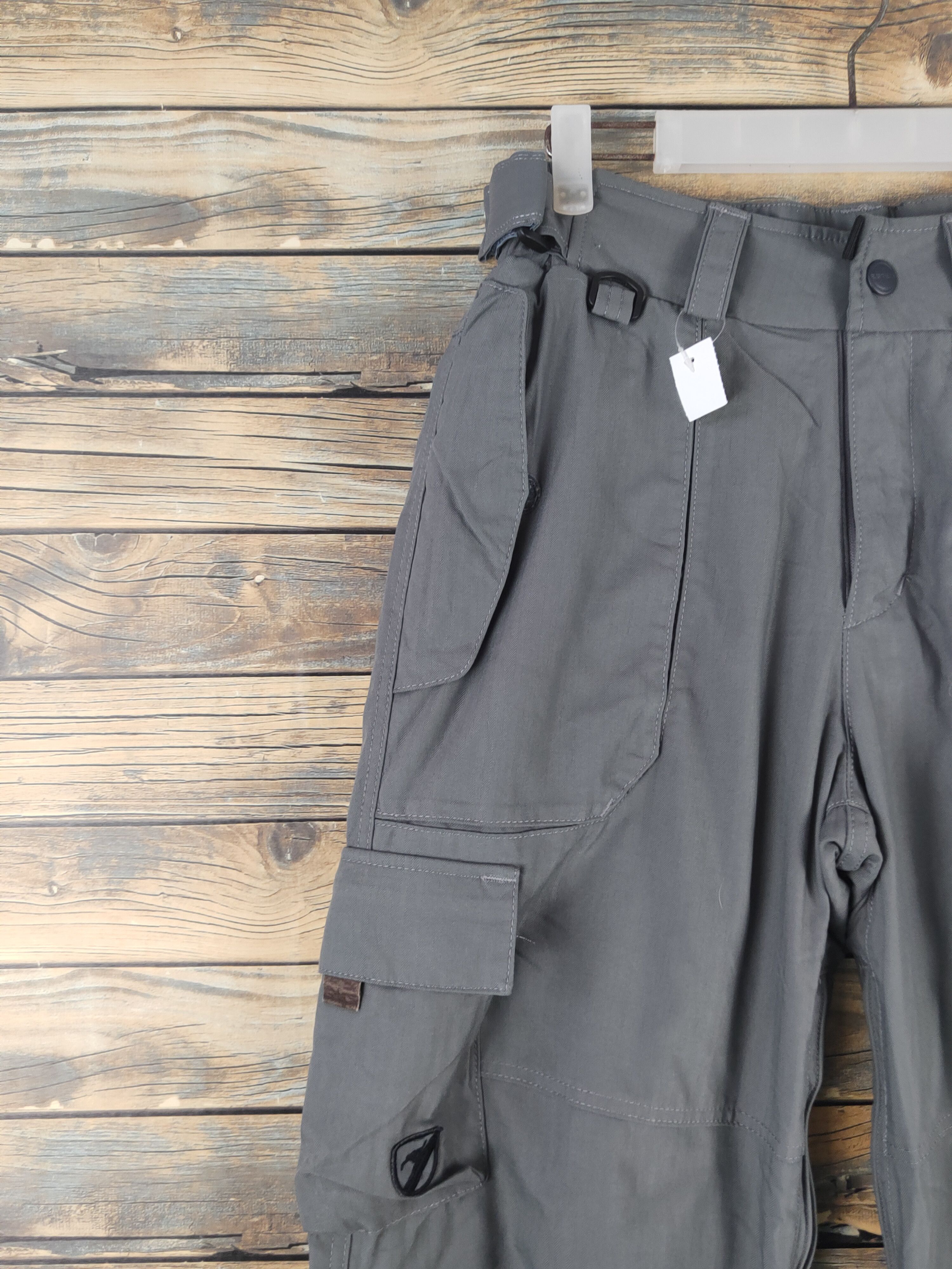 Japanese Brand DL Estiva Snowboarding Dark Gray Tactical Cargo Pants #1784 Size US 27 - 4 Thumbnail