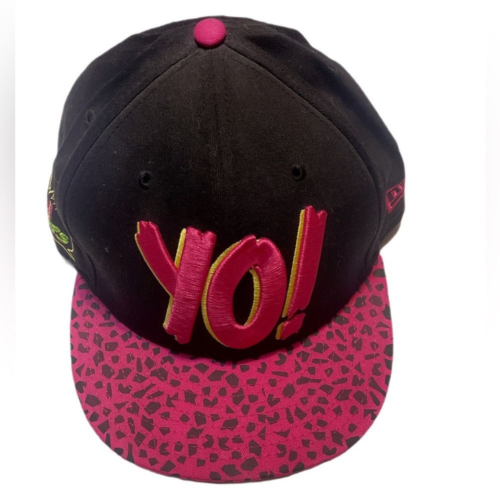 New Era Vintage YO! MTV RAPS 9FIFTY Snapback blck pnk animal cap Size ONE SIZE - 1 Thumbnail