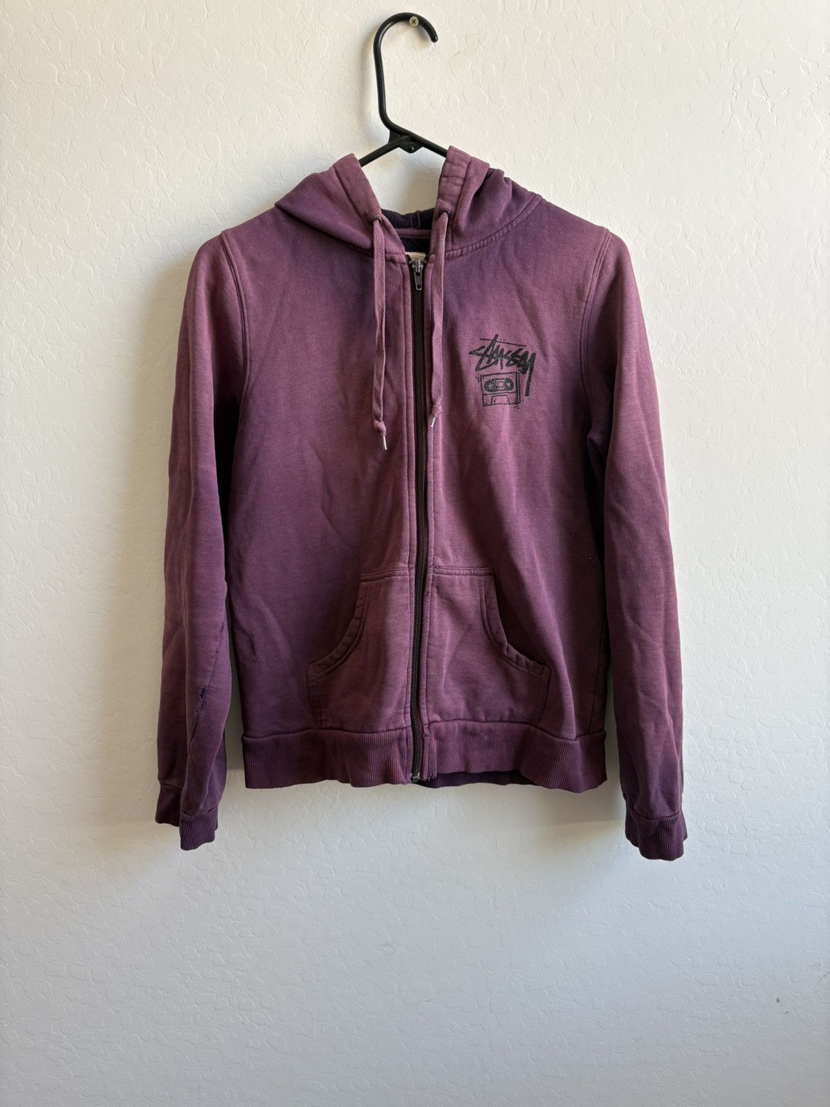 Stussy RARE Vintage Stüssy Girls Hoodie “Boomin System” Boombox L Size L / US 10 / IT 46 - 1 Thumbnail