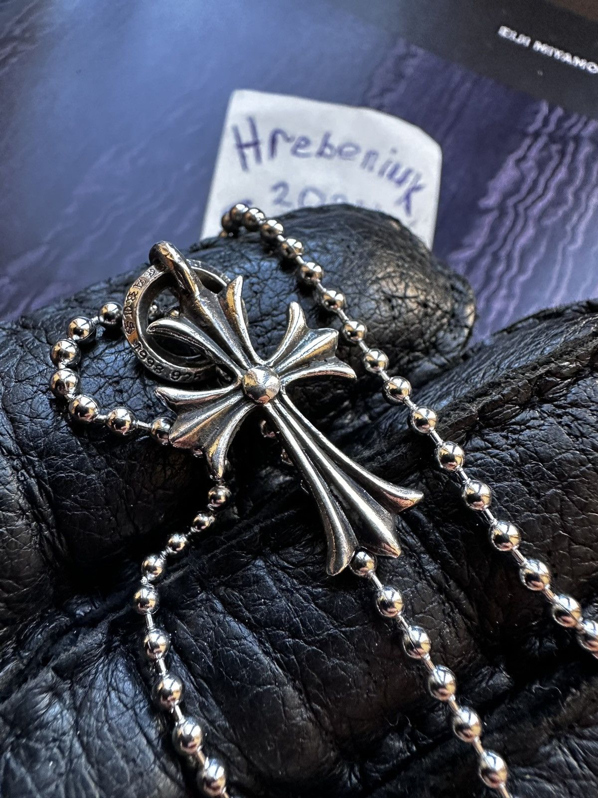 【CHROME HEARTS 】Tiny Cross Pendant Chrome Hearts Tiny CH Cross Pendant - Archived