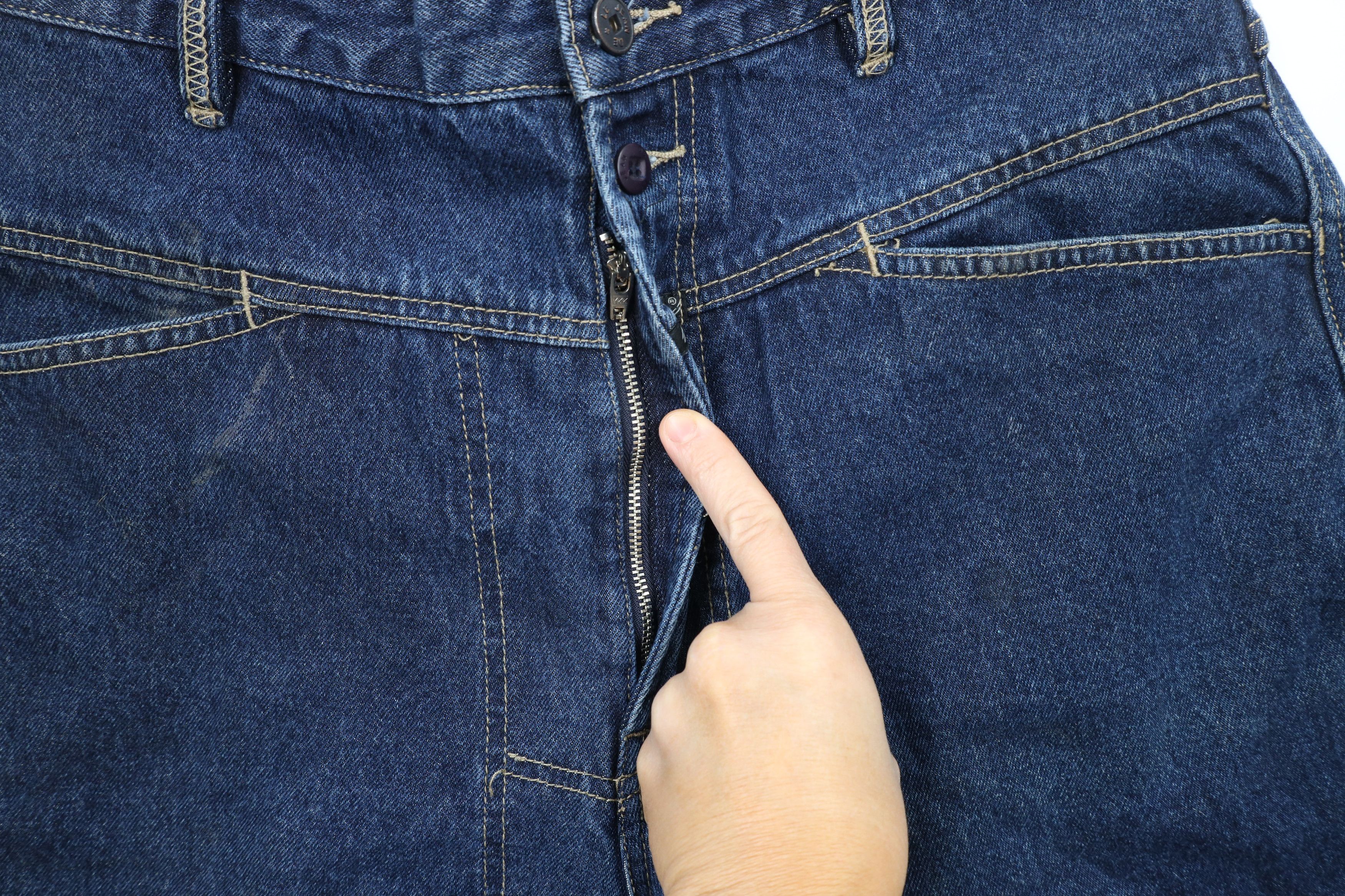 Marithe + Francois Girbaud × Vintage Vintage 90s Marithe Francois Girbaud Fit Denim Shorts Size US 34 / EU 50 - 6 Thumbnail