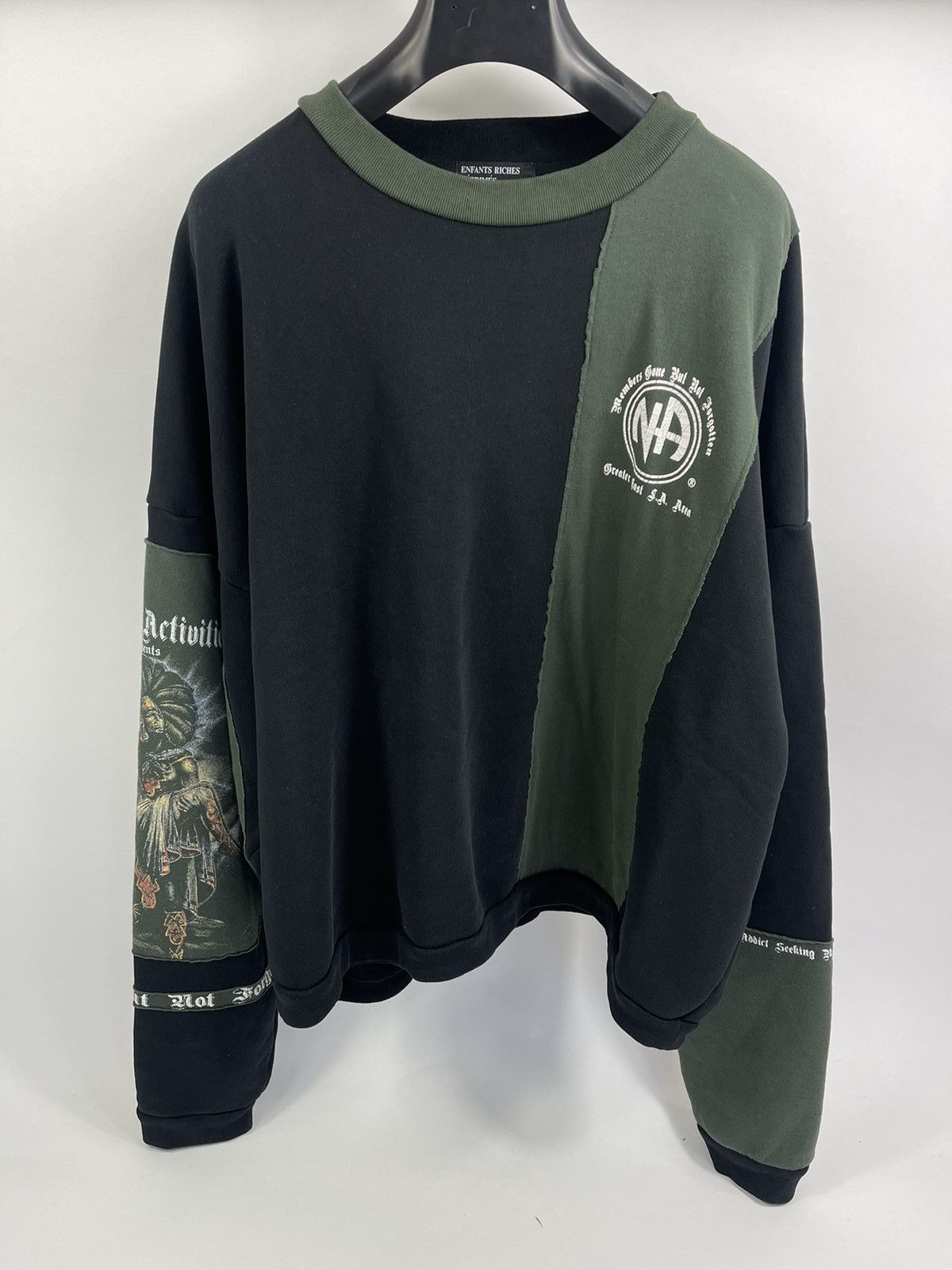 Enfants Riches Deprimes PRINTED PATCH WORK SWEATSHIRT Size US XL / EU 56 / 4 - 1 Thumbnail