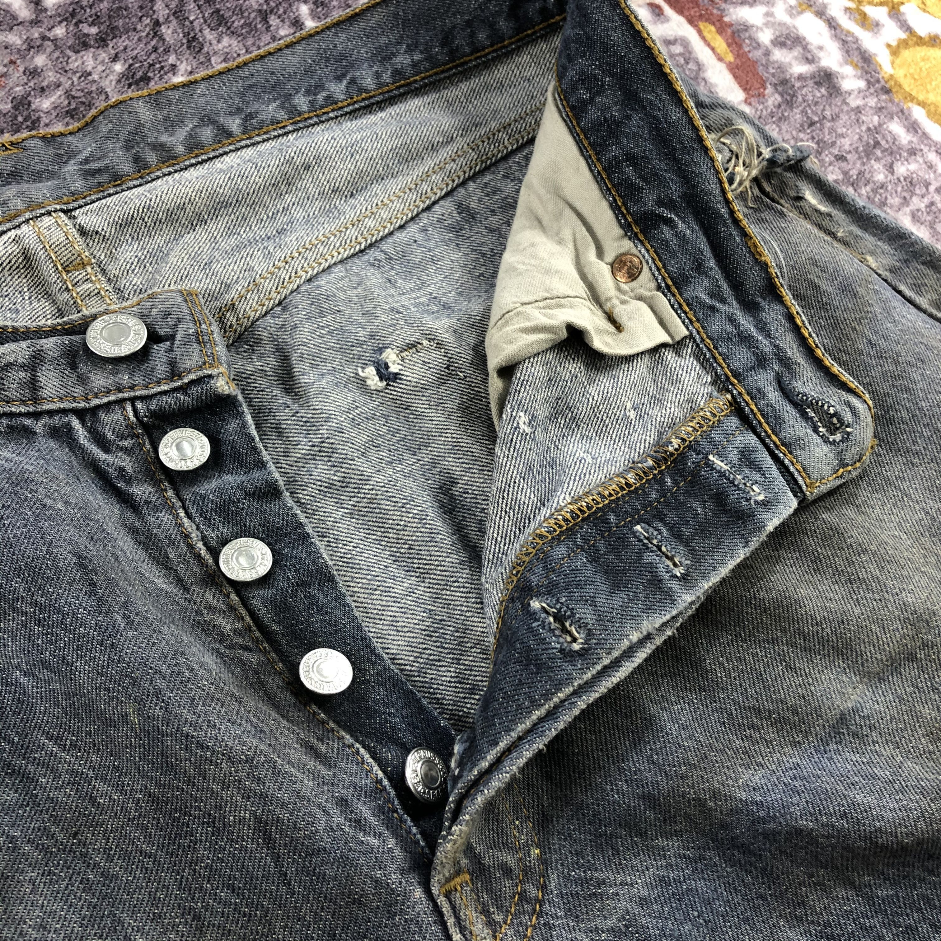 Levi's × Vintage 90s Vintage Levis 501 Jeans-JM2610 Size US 34 / EU 50 - 12 Thumbnail
