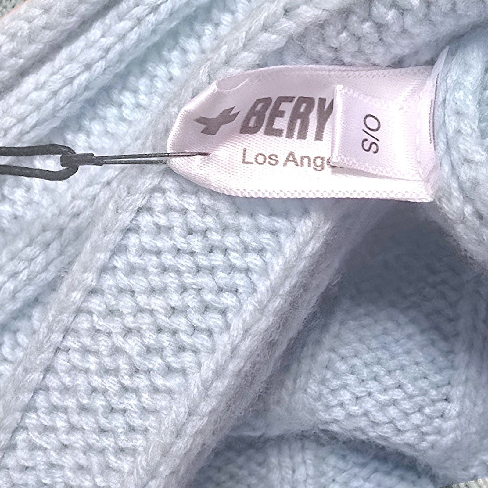 The Unbranded Brand Beryll Ava Cashmere Cocoon Cardigan Ice Blue One Size NWT Size ONE SIZE - 6 Thumbnail