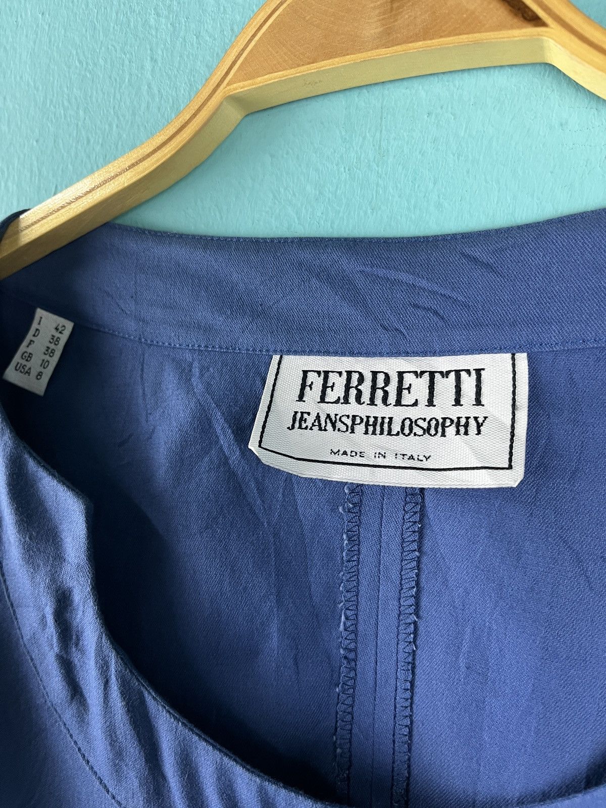 Alberta Ferretti × Designer Alberta Ferretti Jeanphilosophy Top Made in Italy Size M / US 6-8 / IT 42-44 - 5 Thumbnail