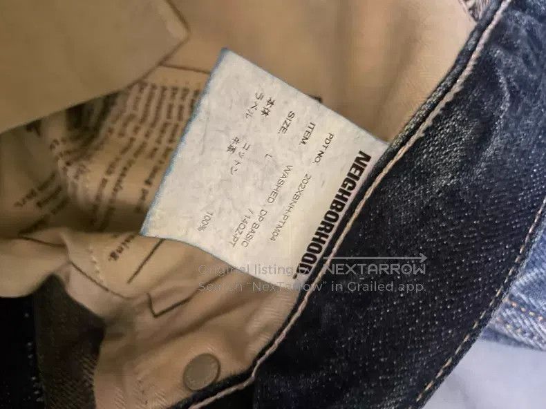 Neighborhood Neighborhood size L Denim Pants Size US 27 - 5 Thumbnail