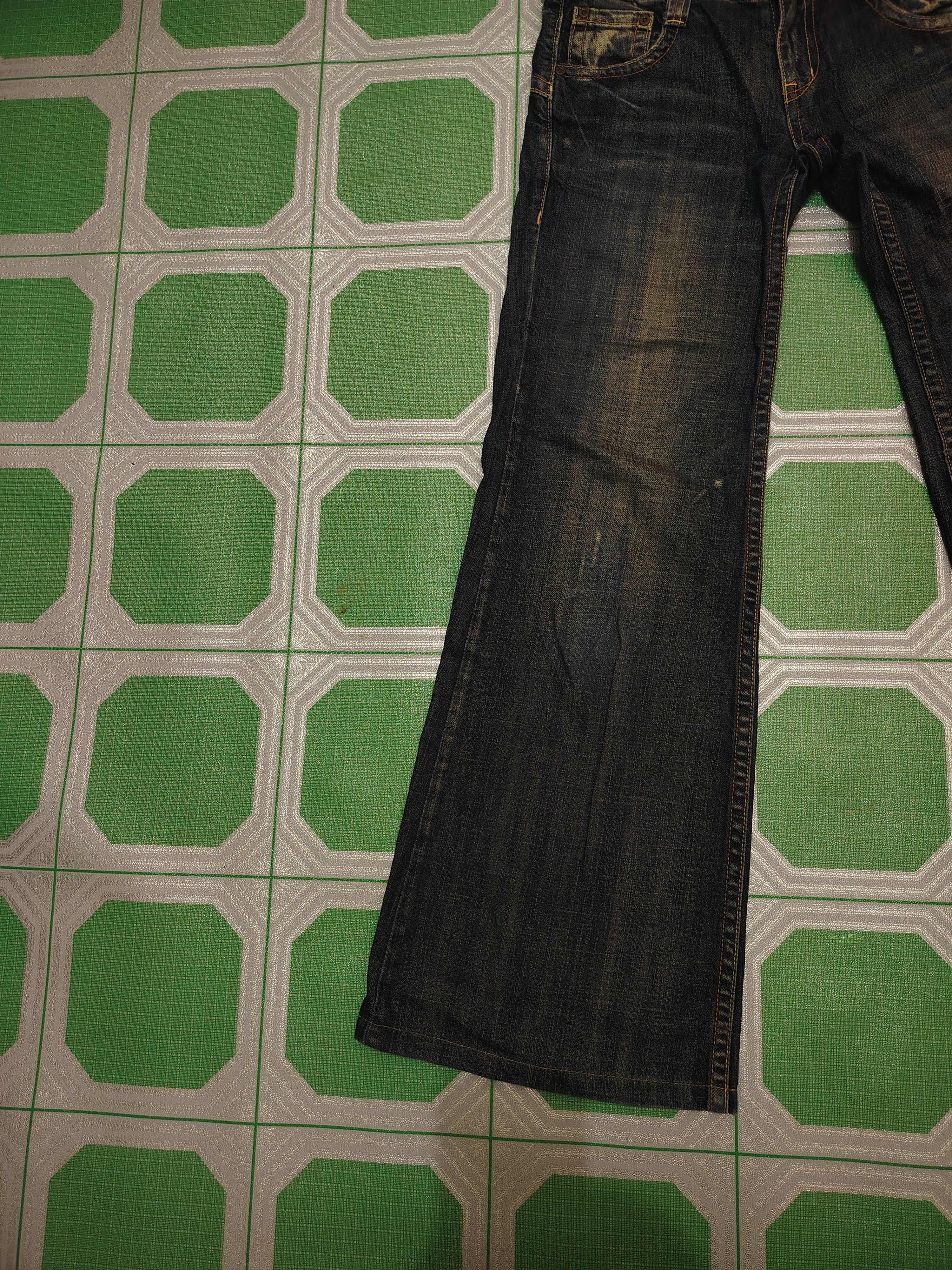 If Six Was Nine Japanese drive jeans exotic vtg denim bootcut jeans Size 30" / US 8 / IT 44 - 7 Thumbnail