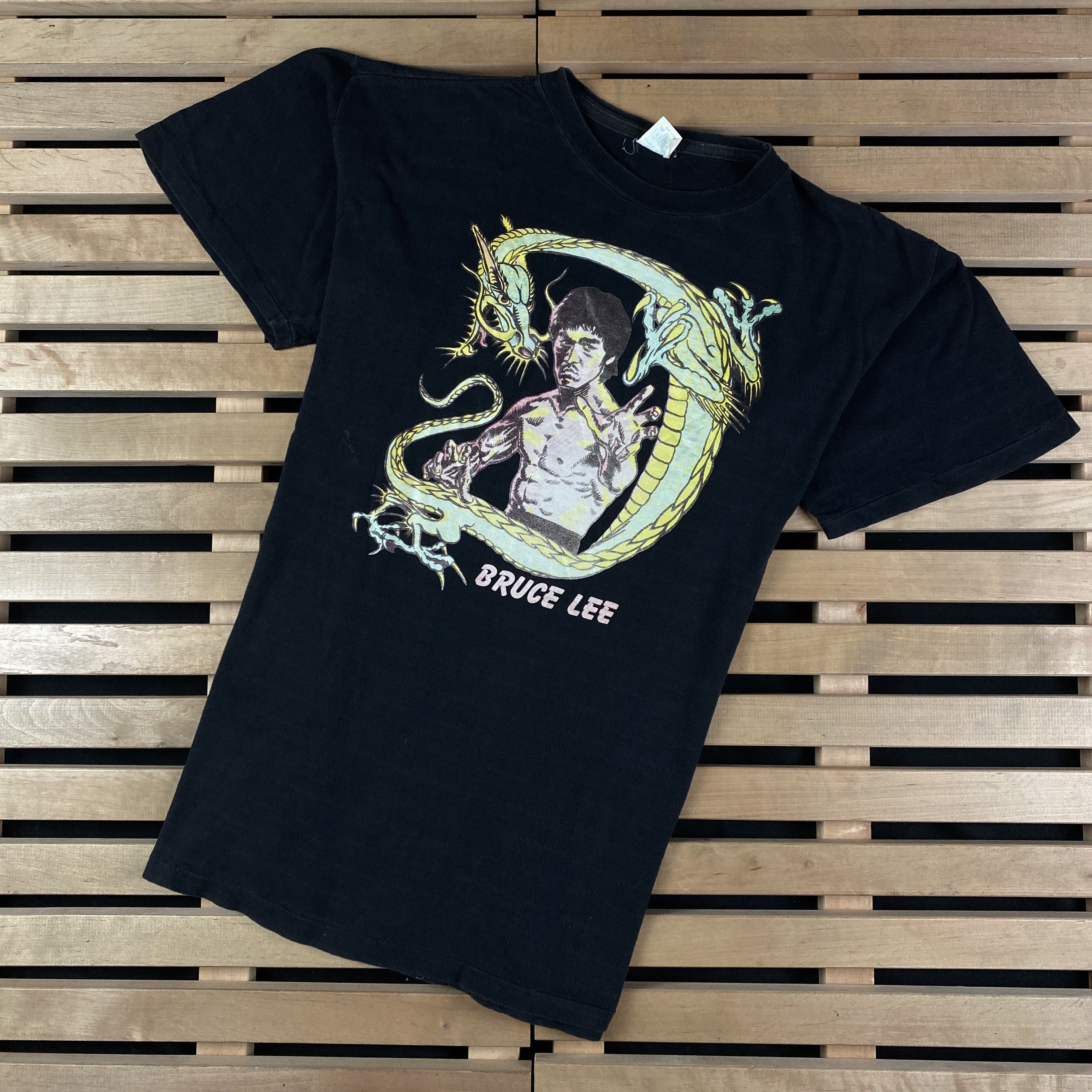 Vintage Mens Vintage T-Shirt Bruce Lee Size XL Size US XL / EU 56 / 4 - 1 Thumbnail