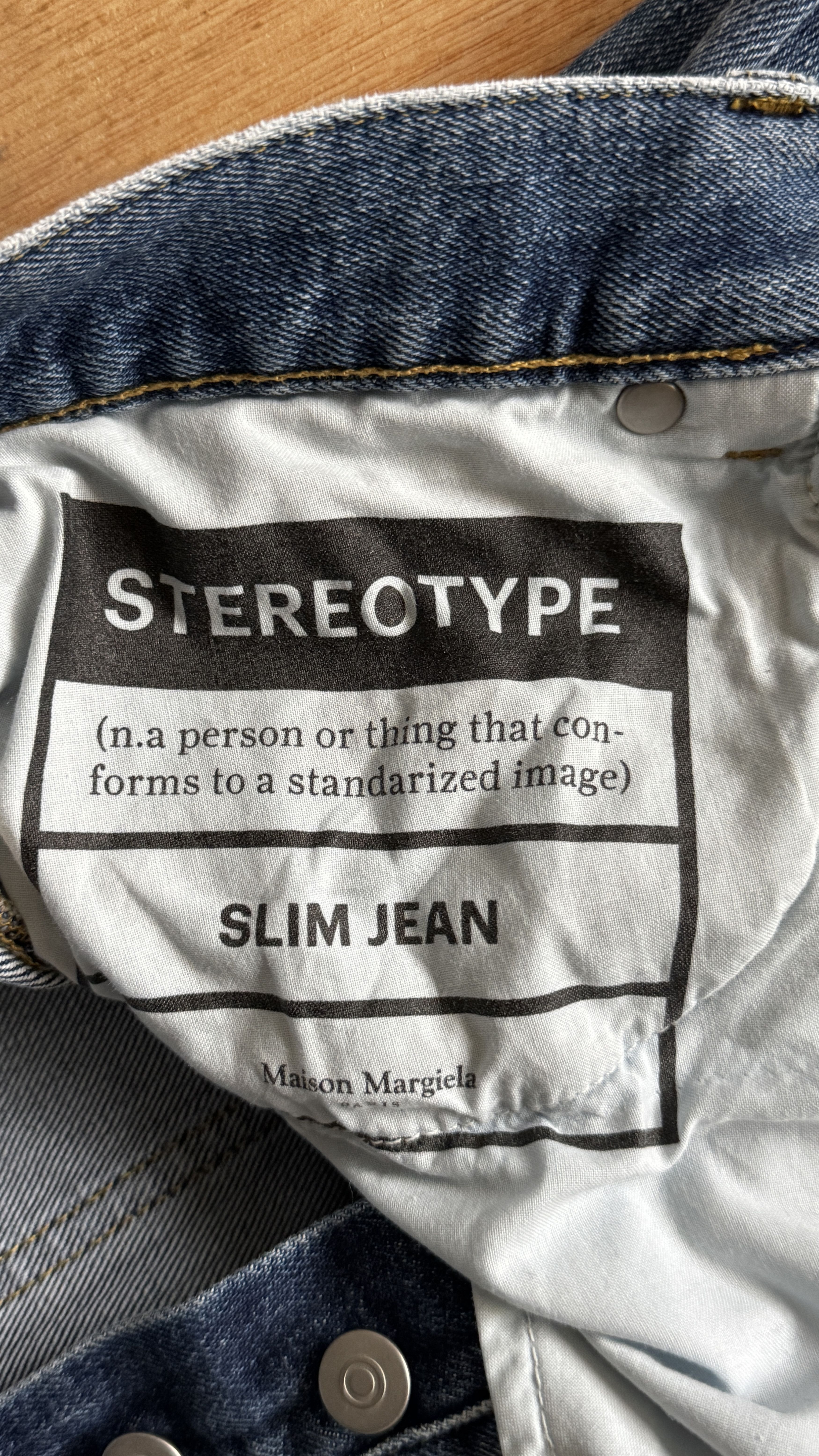 Maison Margiela aa . W32 . STEREOTYPE DENIM . MADE IN ITALY Size US 32 / EU 48 - 14 Thumbnail