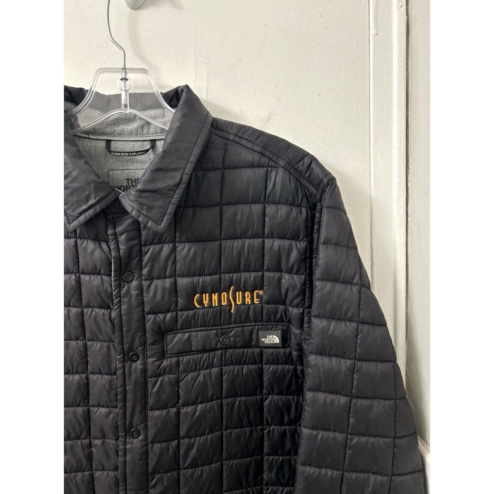 The North Face The North Face Thermoball Eco Puffer Shirt Jacket Mens Medium Black Snap L/S Size US M / EU 48-50 / 2 - 4 Thumbnail