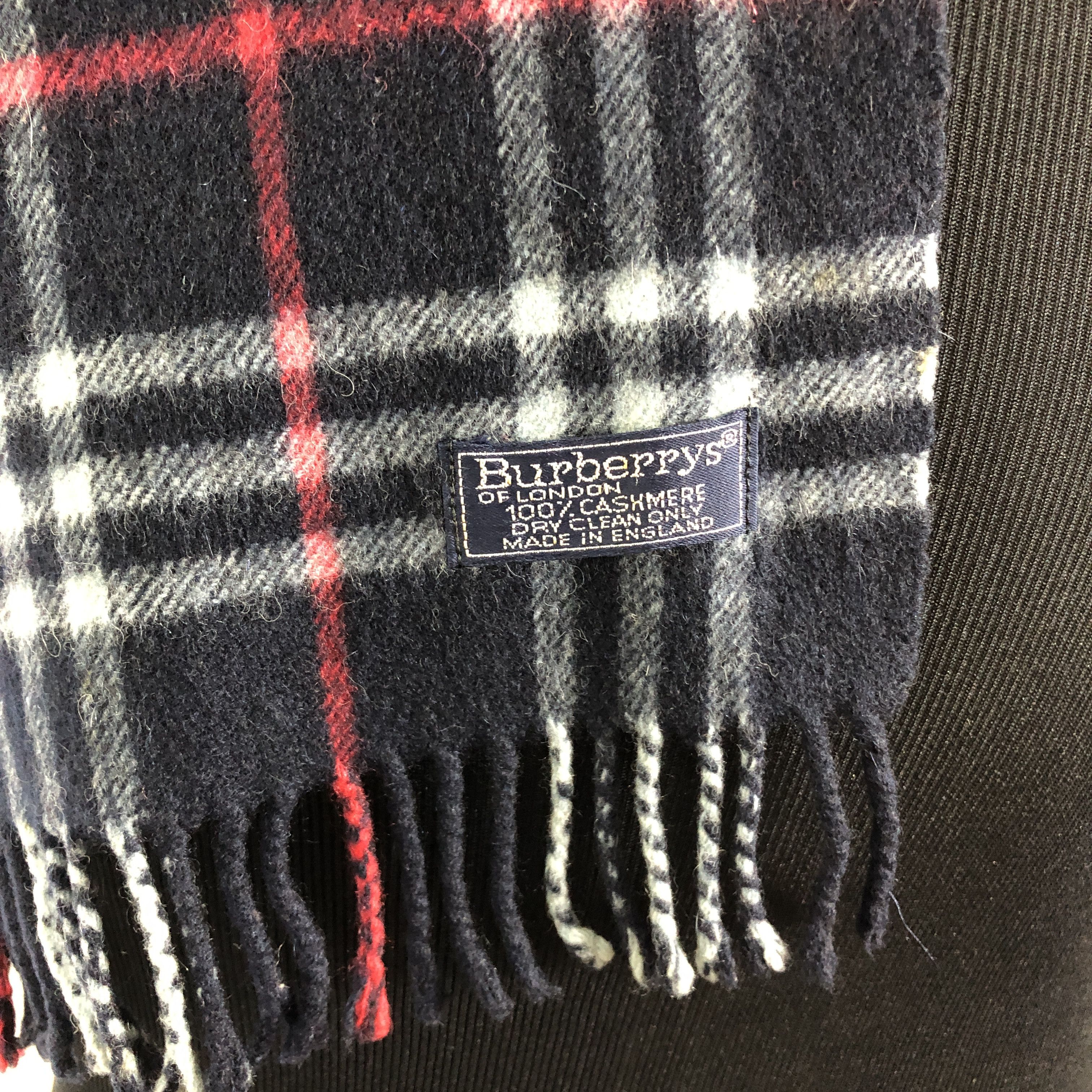 Burberry × Vintage Vintage Burberry Scarf Mufler MF053 Size ONE SIZE - 3 Thumbnail