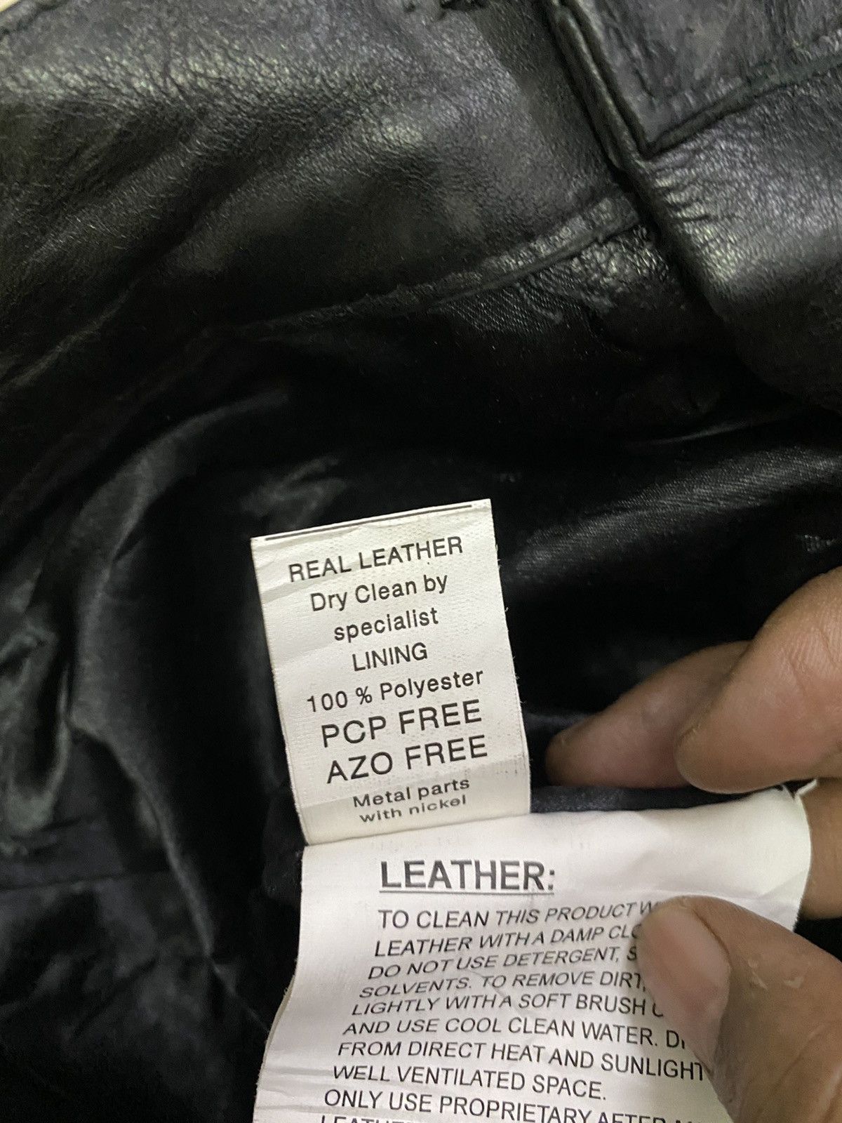 Leather 💥Vintage Japanese Leather Pant Size US 29 - 8 Thumbnail