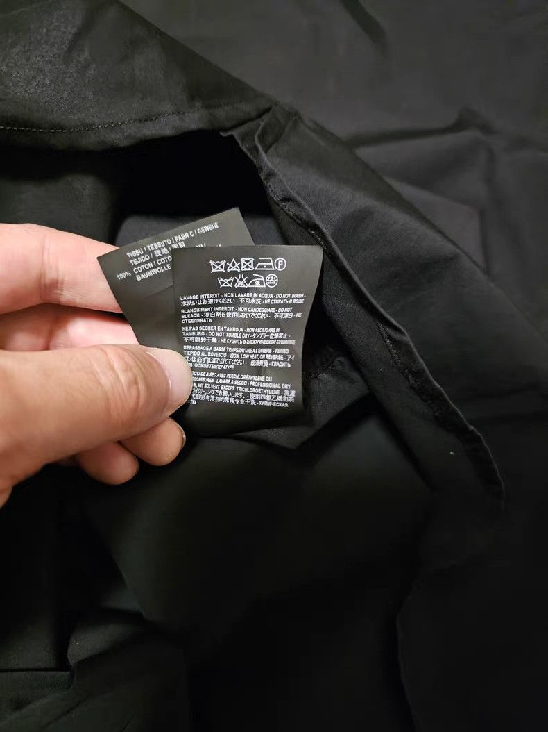 Saint Laurent Paris Saint Laurent Black Solid Shirt Size US L / EU 52-54 / 3 - 2 Thumbnail