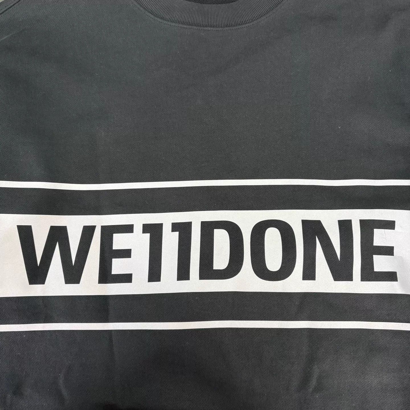 WE11DONE We11done white reflective logo hoodie L Size US L / EU 52-54 / 3 - 7 Thumbnail