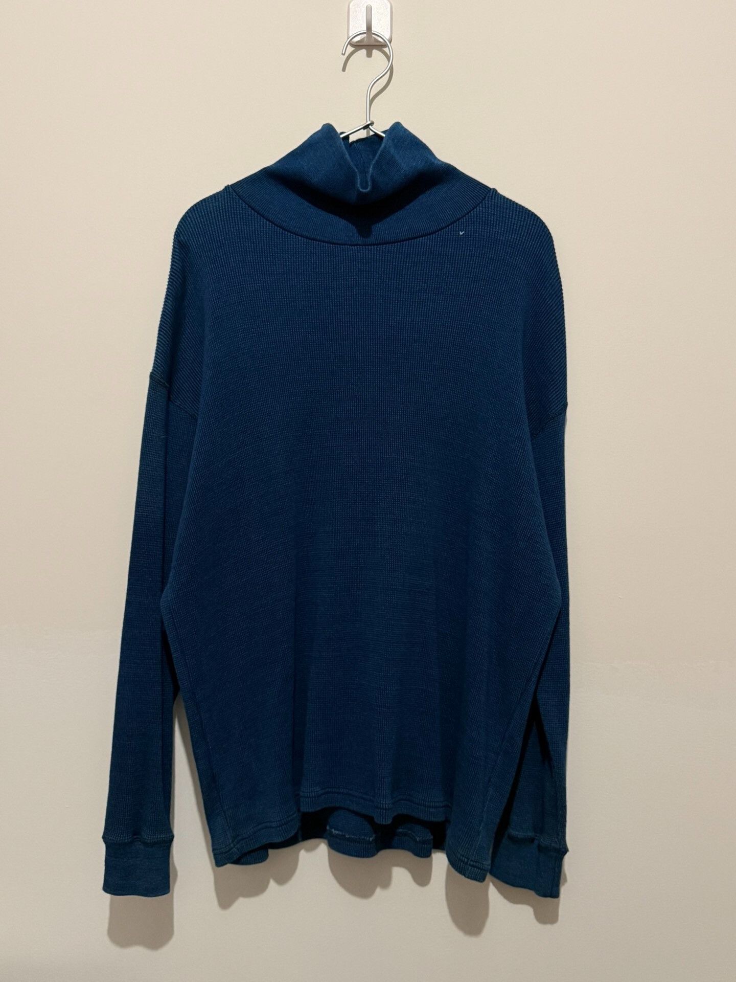 Porter Classic Indigo Thermal Turtleneck