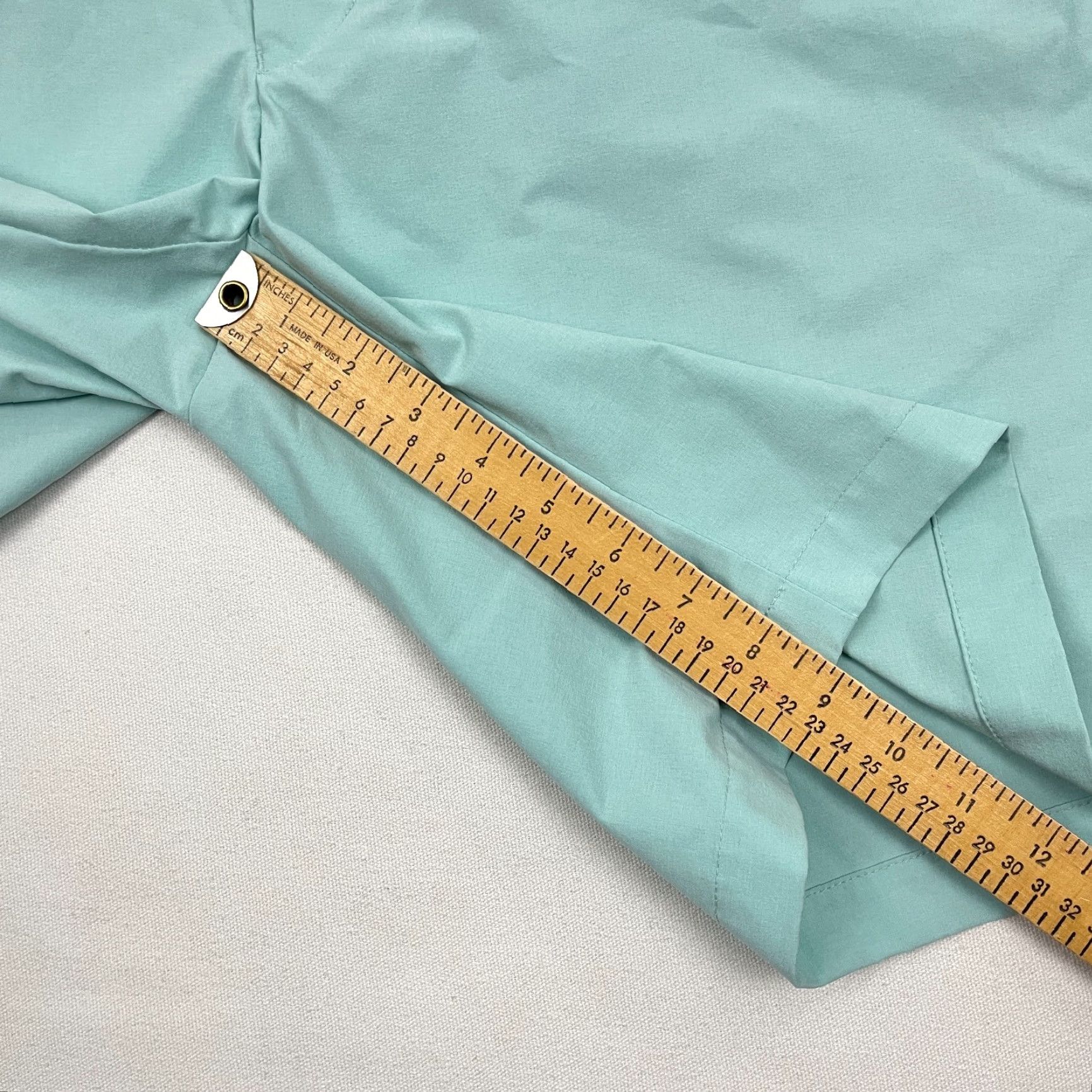 Peter Millar VINTAGE? No — Peter Millar Crown Crafted Shorts Mens 38 x 9 Green Active Performance Golf Prep Shirt? Size US 38 / EU 54 - 7 Thumbnail