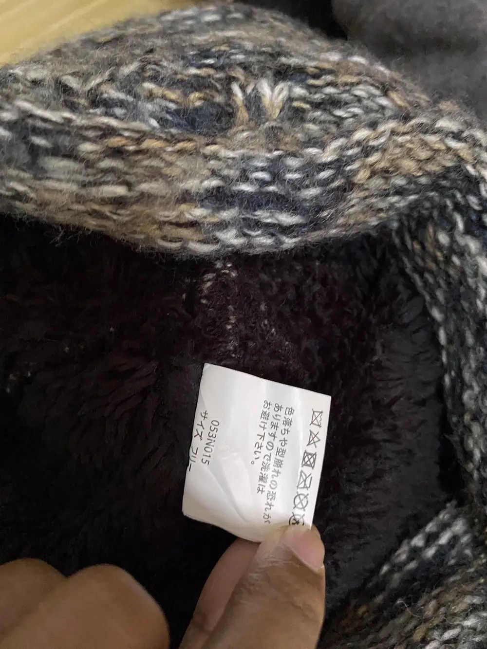 Vintage Japanese Brand Knit Beanie Hat Size ONE SIZE - 5 Thumbnail