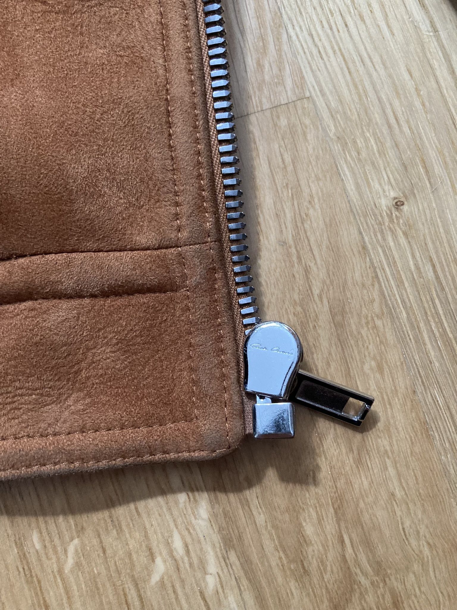 Rick Owens F/W 19 "LARRY" Chain Suede Leather Rotterdam Jacket Size US M / EU 48-50 / 2 - 16 Thumbnail