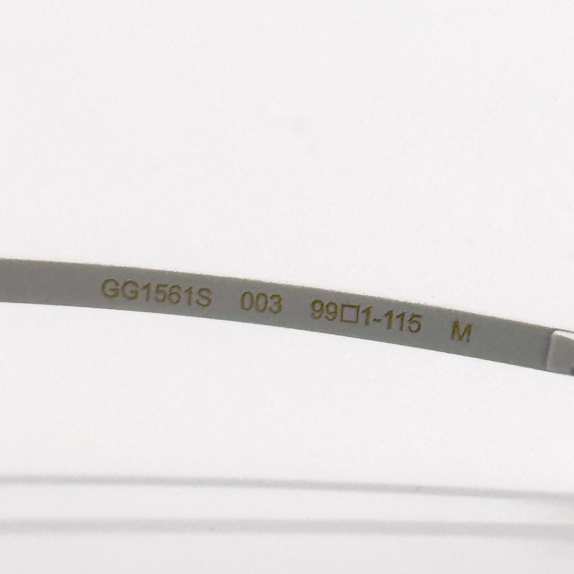 Gucci NEW GUCCI GG1561S 003 SHIELD GREEN UNISEX SUNGLASSES GUCCI Size ONE SIZE - 10 Thumbnail