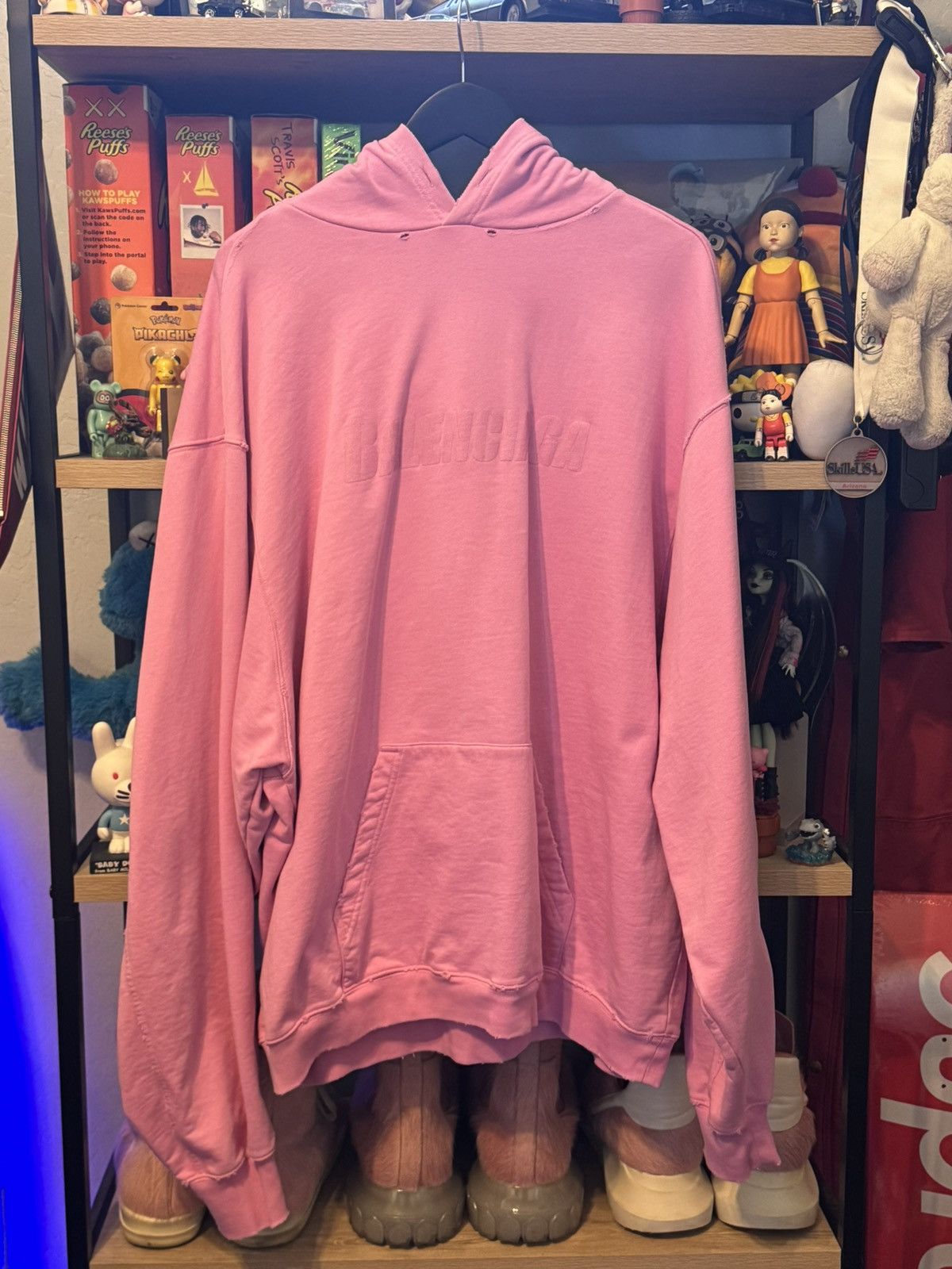 Balenciaga Balenciaga Destroyed logo hoodie Size US XS / EU 42 / 0 - 1 Thumbnail