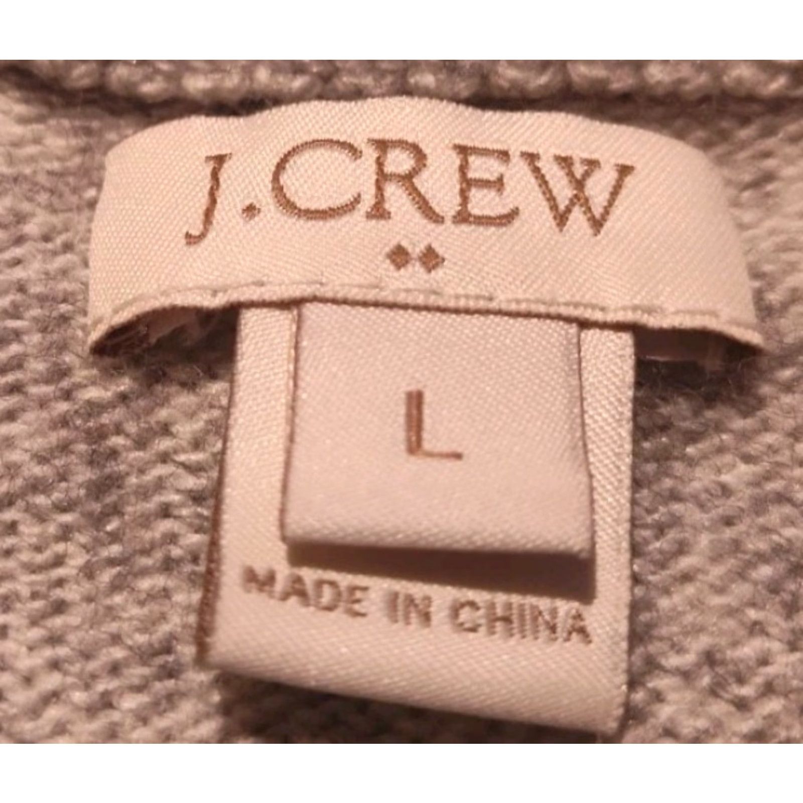 J.Crew J.CREW Sweater Womens L Gray Alpine Ski Merino Wool Blend 3/4 Sleeve Crew Neck Pullover Casual Womens Size L / US 10 / IT 46 - 6 Thumbnail