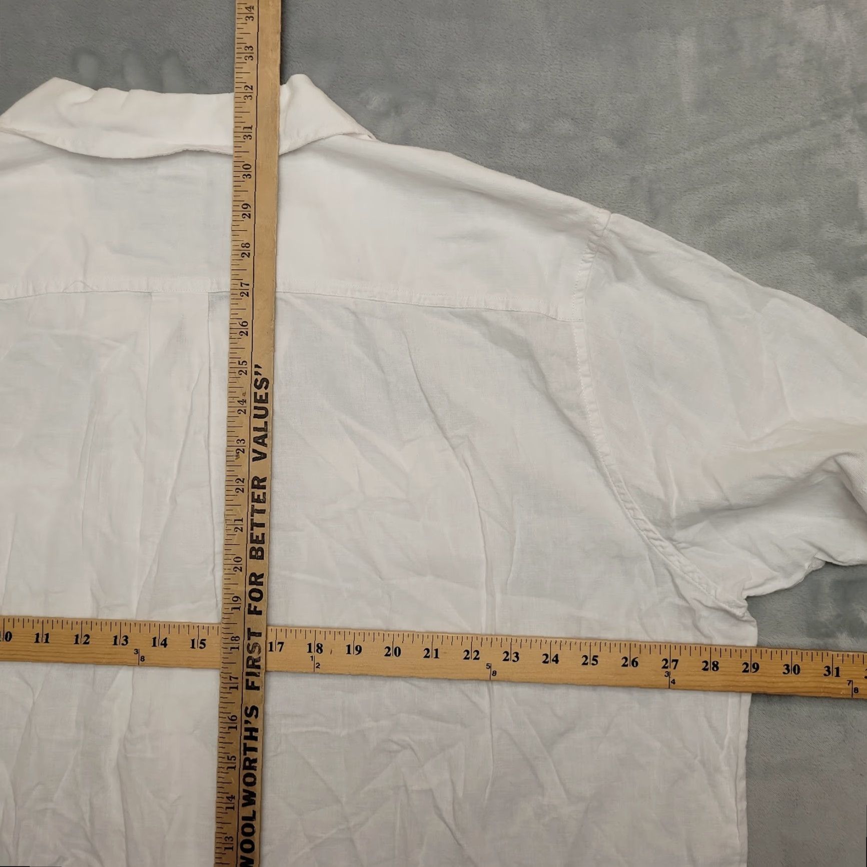 Eddie Bauer VINTAGE Eddie Bauer Shirt Mens 2XL White Hemplify Camp Loop Collar Short Sleeve Hemp Button-Up Casual Mens Size US XXL / EU 58 / 5 - 6 Thumbnail