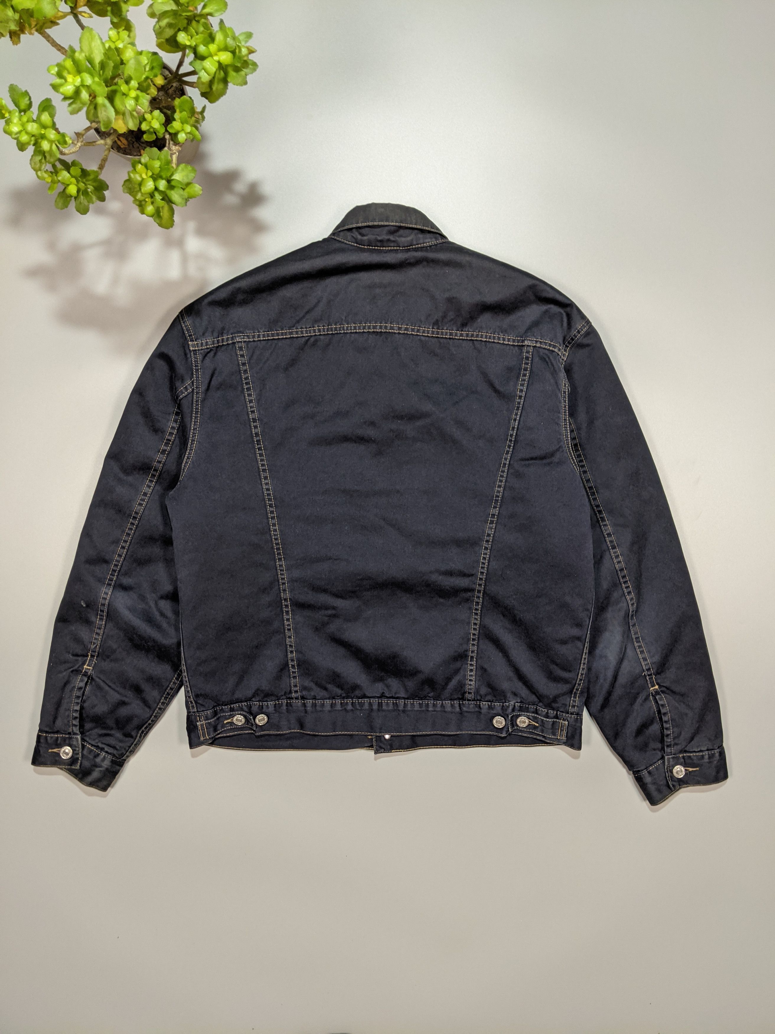 Levi's × Levi's Vintage Clothing LEVIS Vintage 80s - 90s Dark Blue Denim Men`s Jacket Size US L / EU 52-54 / 3 - 6 Thumbnail