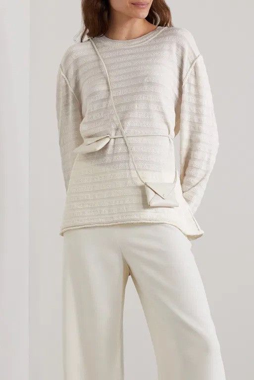 The Row The Row Giusti Stiped Knitted Sweater Size XL / US 12-14 / IT 48-50 - 1 Thumbnail