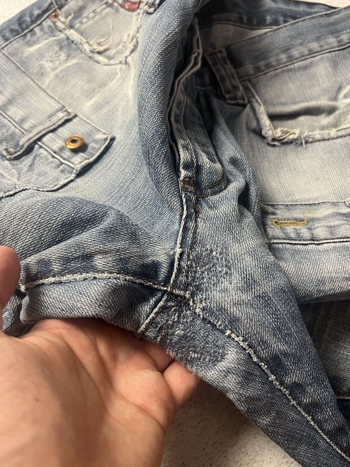 Japanese Brand × Vintage Vintage Japanese Cipobaxx Japanese Archival Patchwork jeans Size US 33 - 8 Thumbnail