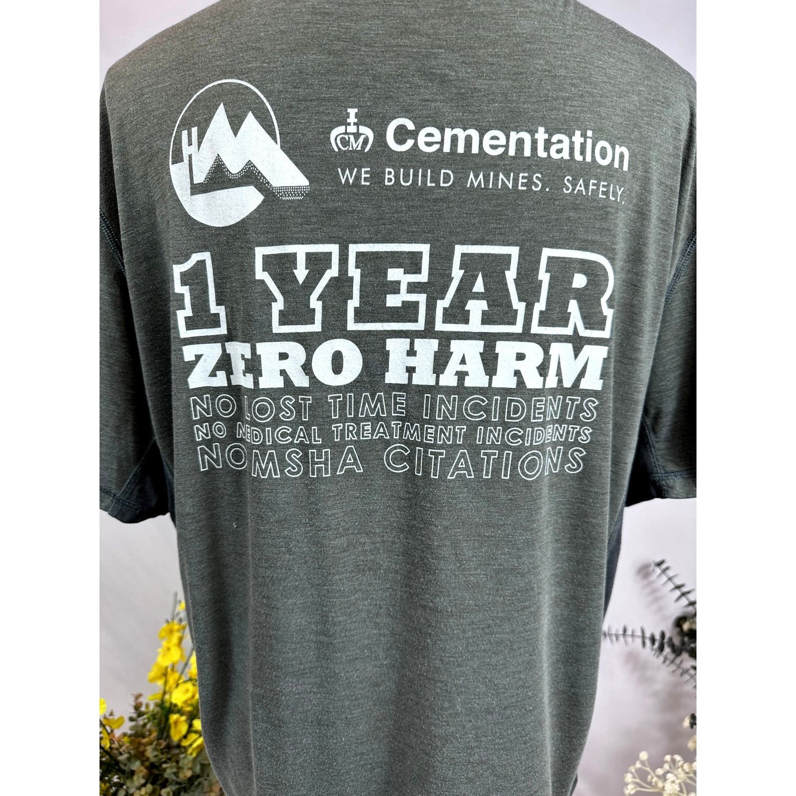 Carhartt Carhartt Mens T Shirt Cementation Advertising Gray XL Size US XL / EU 56 / 4 - 12 Thumbnail