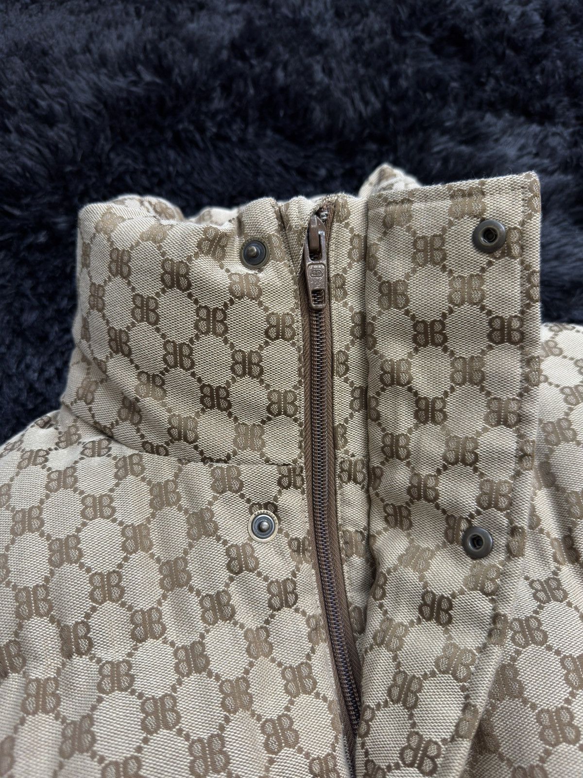 Balenciaga × Gucci Balenciaga x Gucci Monogram Puffer Jacket Size US XL / EU 56 / 4 - 6 Thumbnail