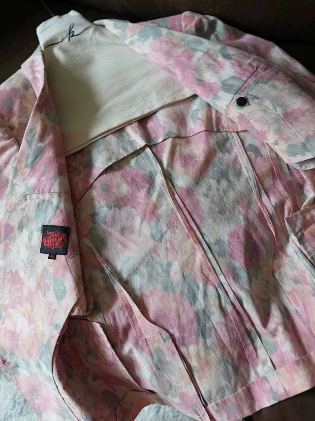 Other JPG Vintage Ink Wash Floral Suit Jacket Women's Size S / US 4 / IT 40 - 6 Thumbnail