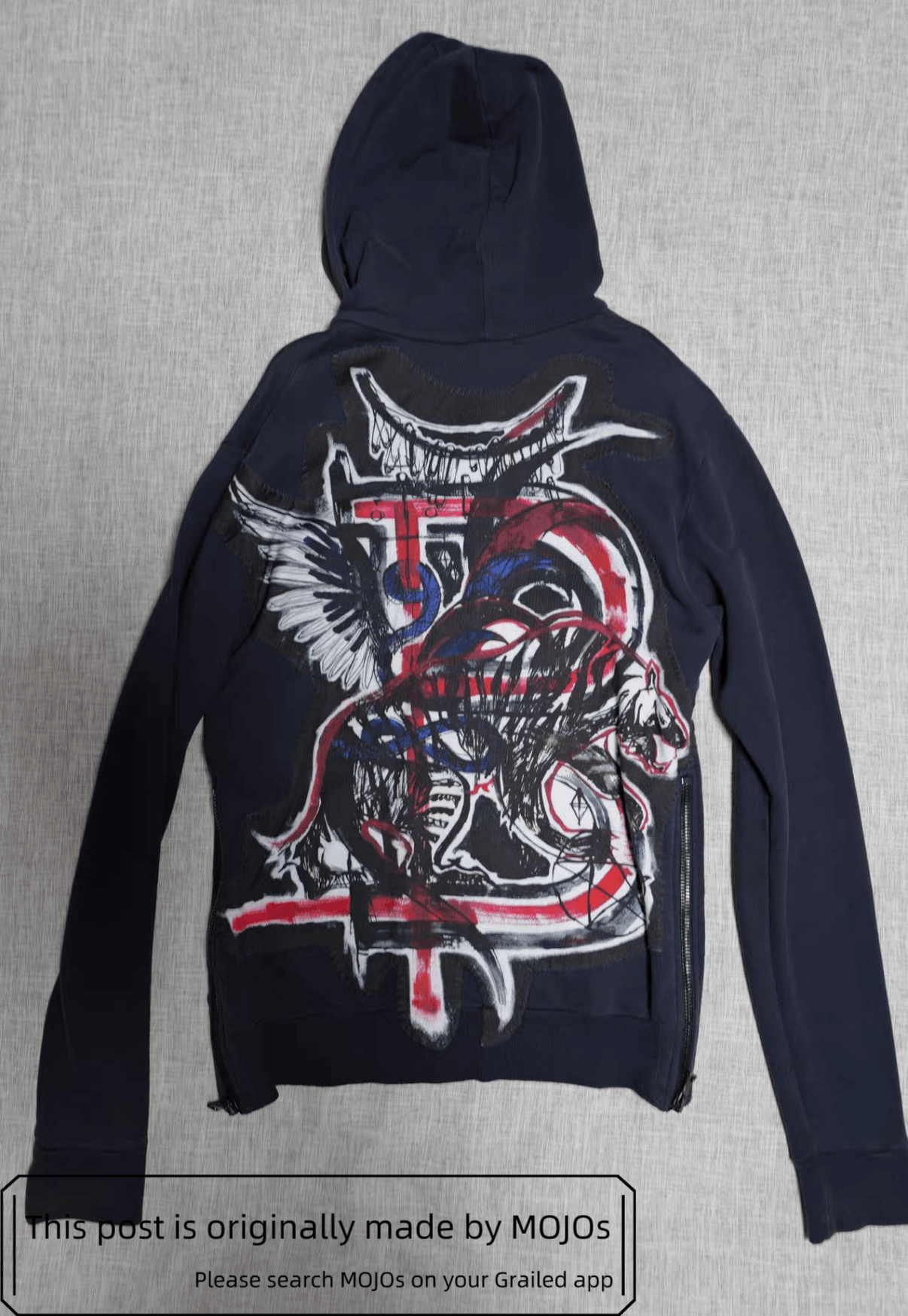 Balmain Sz S Balmain by Christophe Decarnin 11SS Painting Hoodie Size US S / EU 44-46 / 1 - 1 Thumbnail